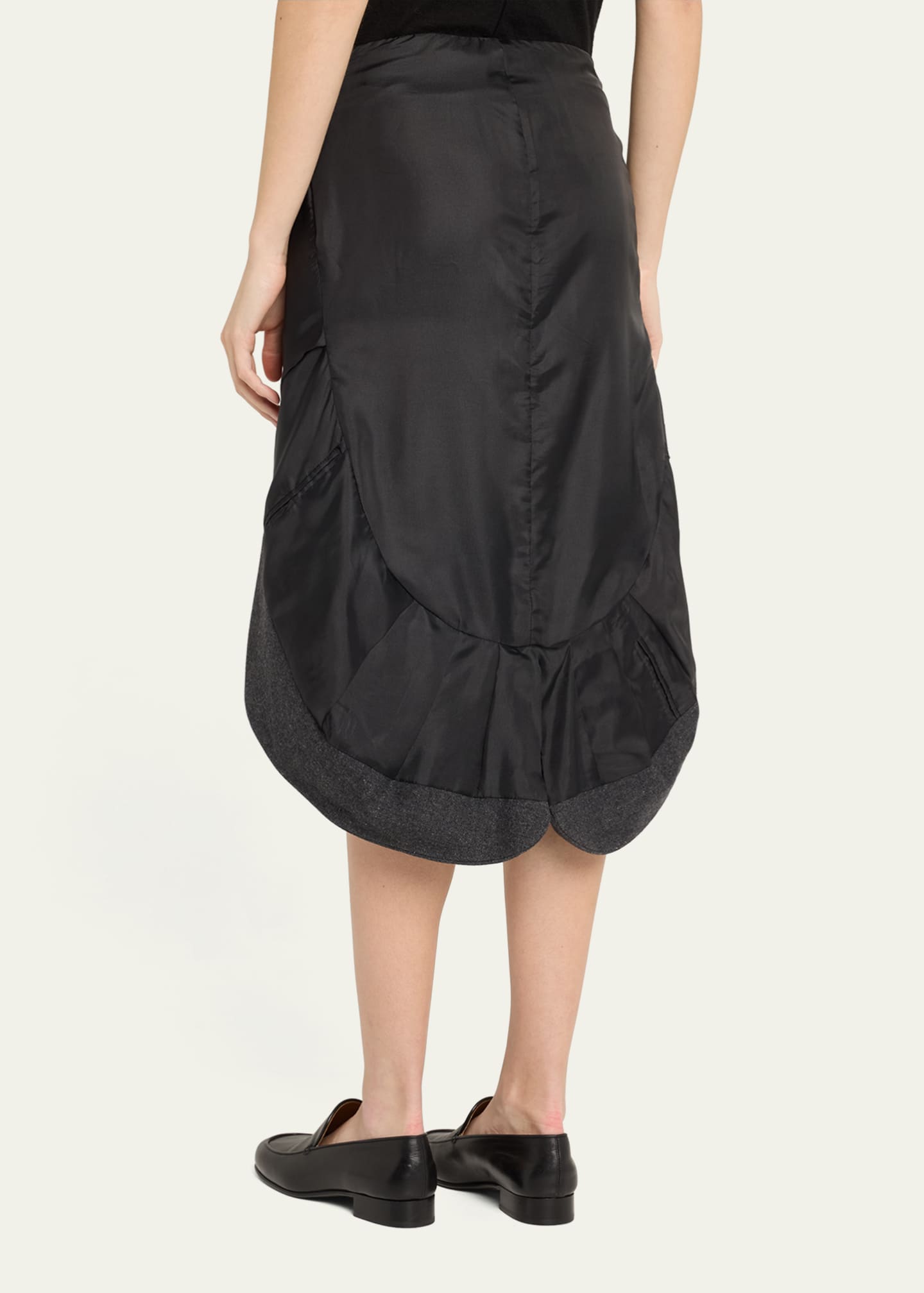 HODAKOVA Inside Out Blazer Front Wool Skirt Image 3 of 5