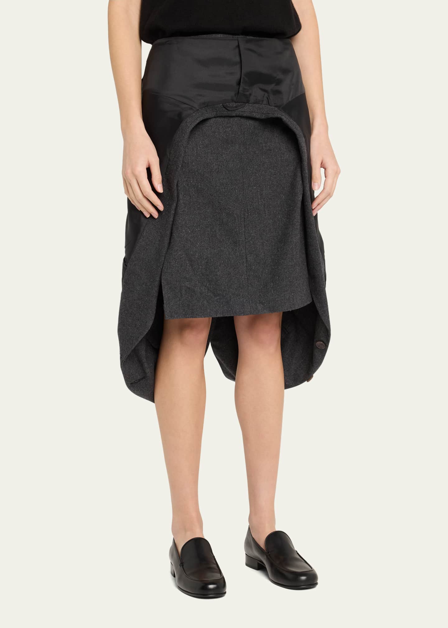 HODAKOVA Inside Out Blazer Front Wool Skirt Image 4 of 5
