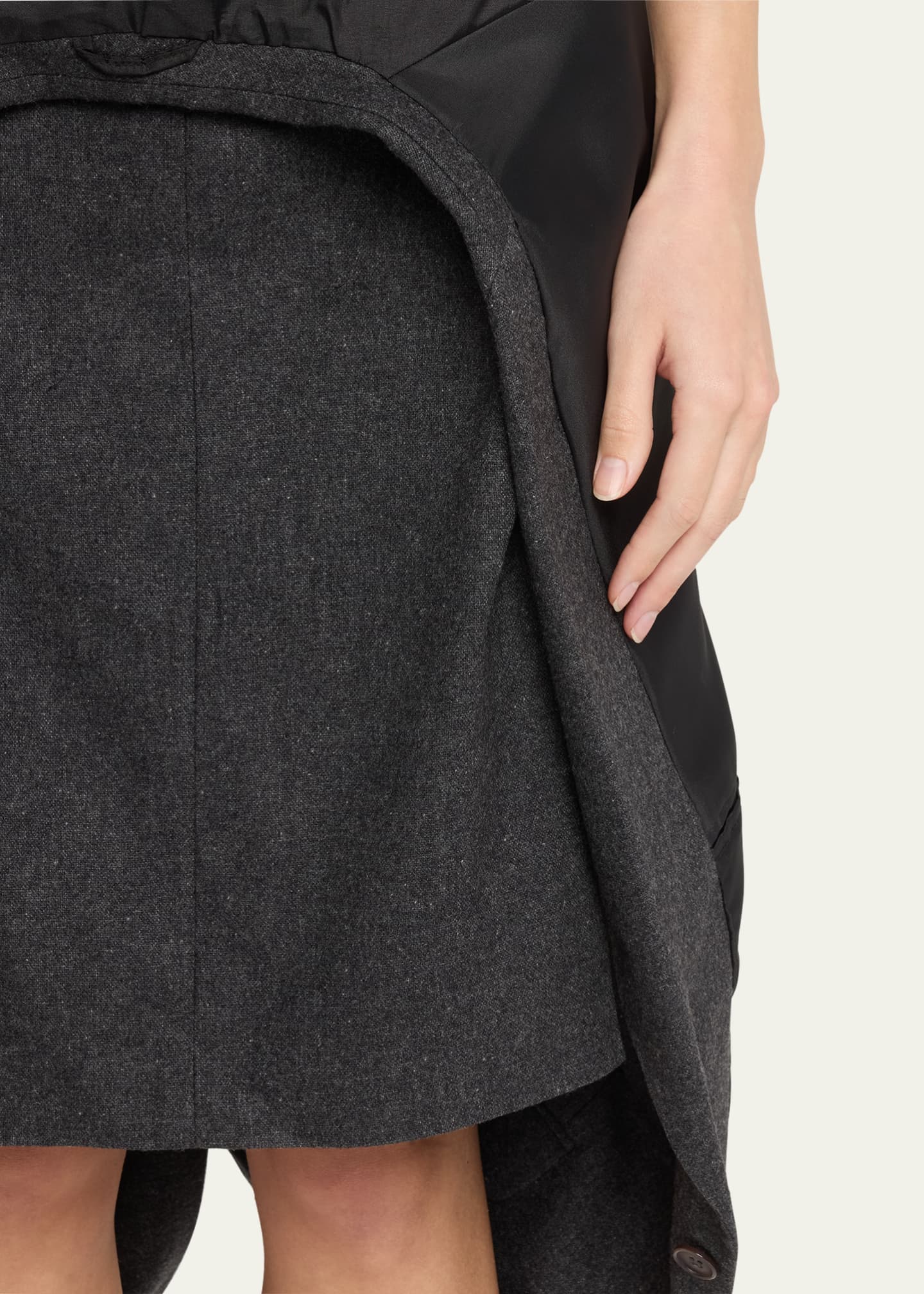 HODAKOVA Inside Out Blazer Front Wool Skirt Image 5 of 5