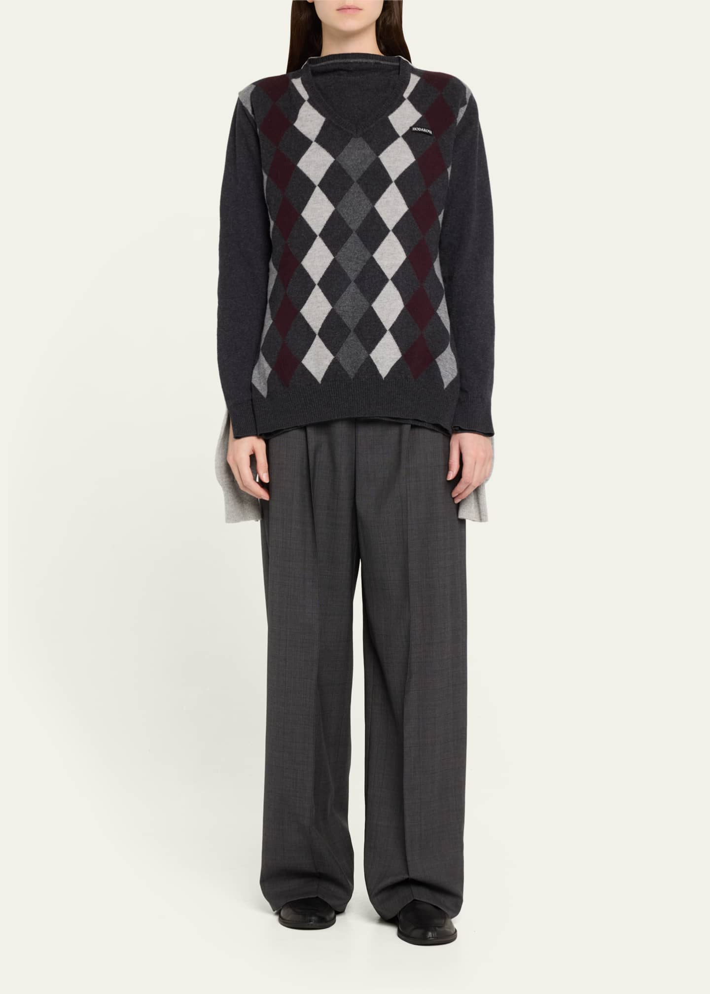 HODAKOVA Knitted Double Sweater Image 2 of 5