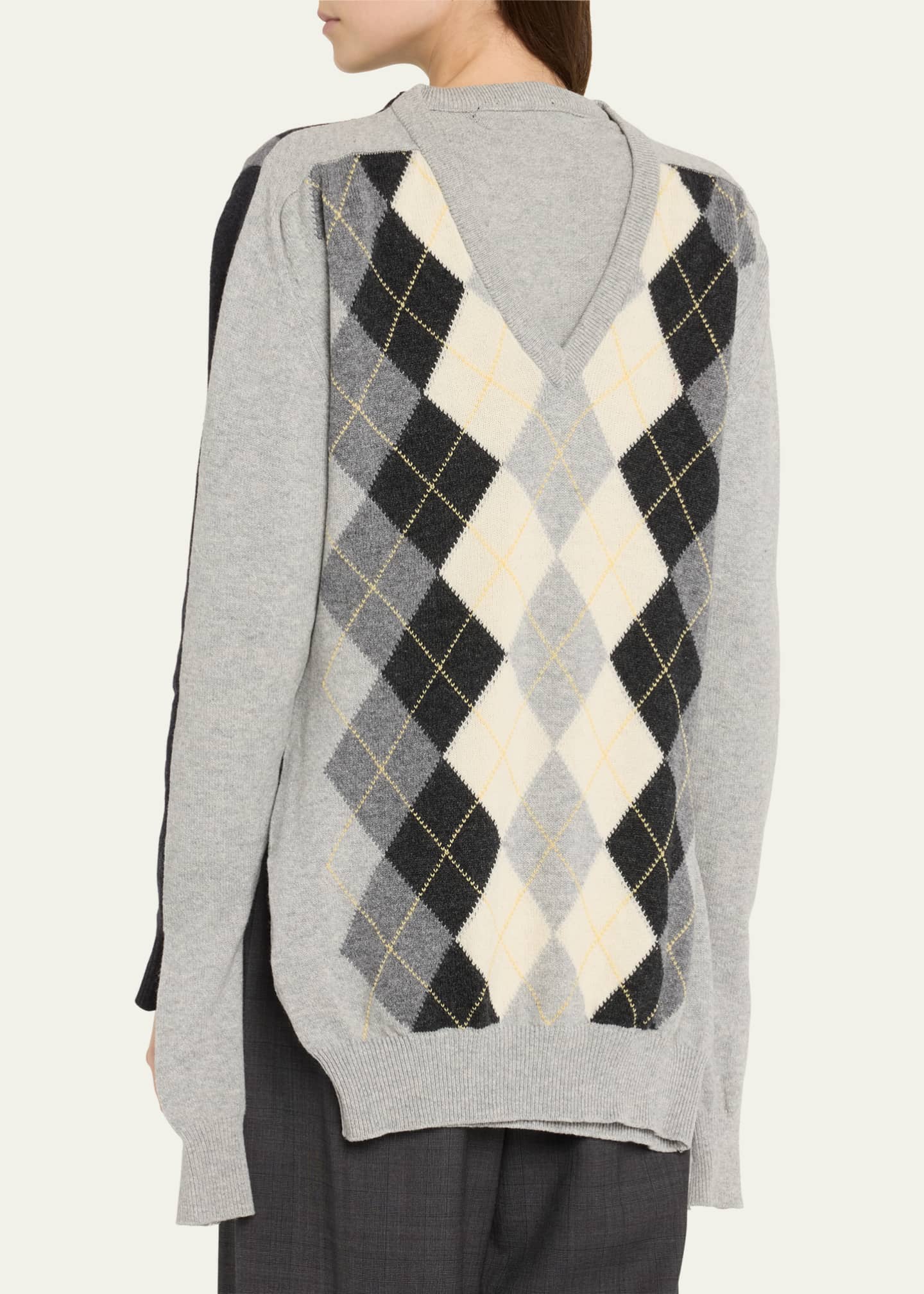 HODAKOVA Knitted Double Sweater Image 3 of 5