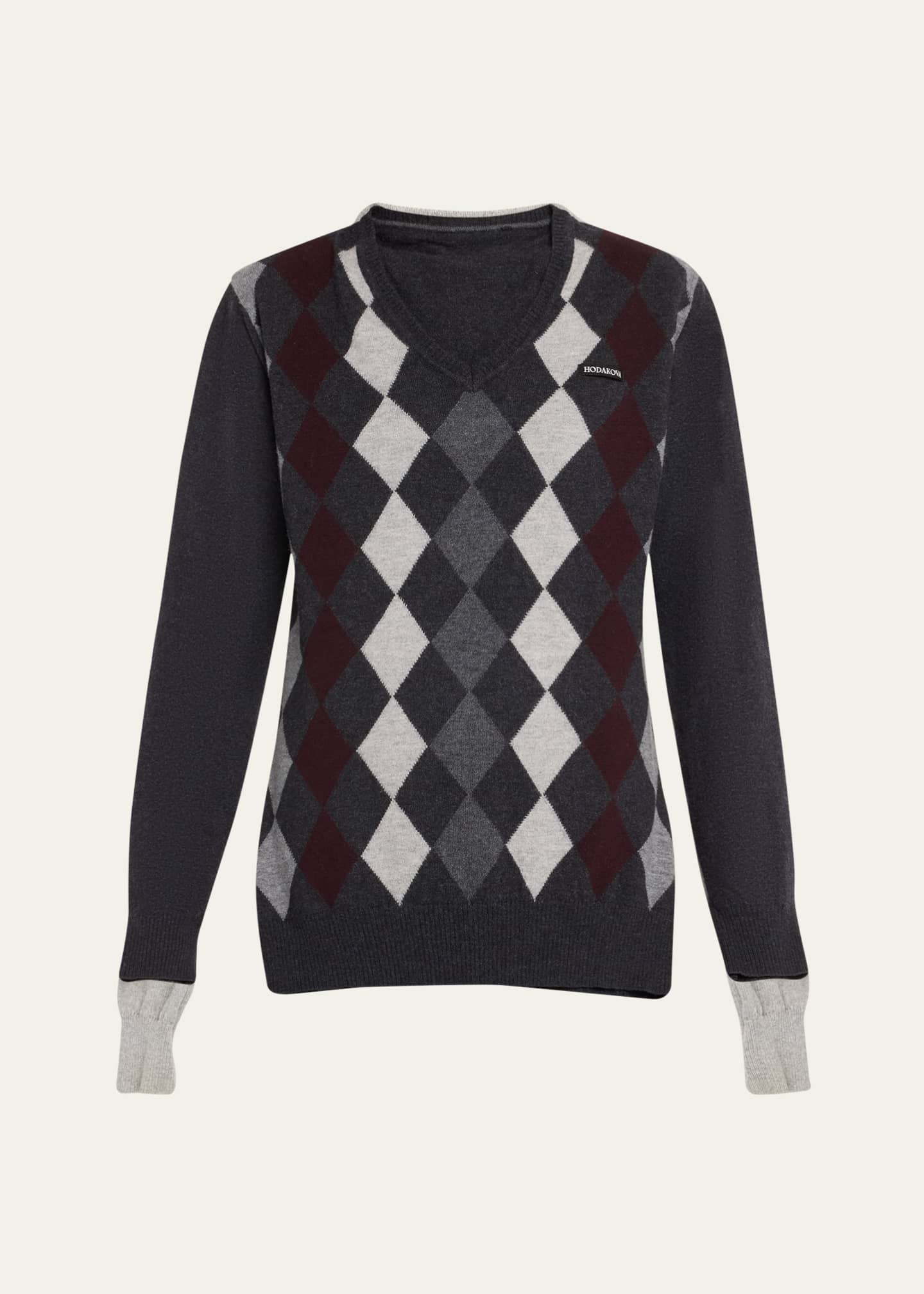 HODAKOVA Knitted Double Sweater Image 1 of 5