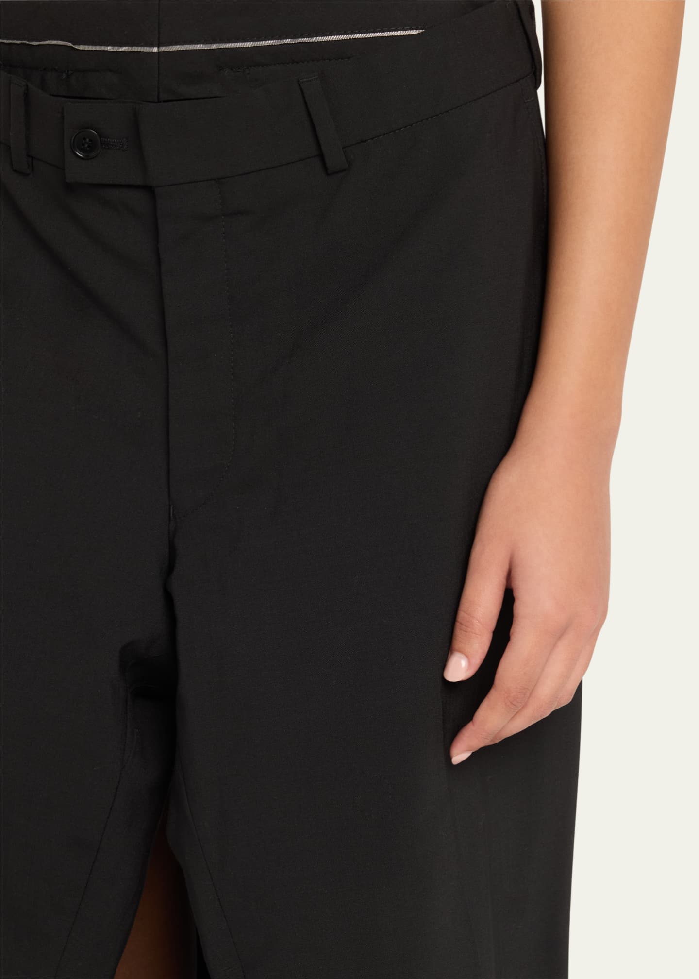 HODAKOVA Double Suit Tapered Wool Pants Image 5 of 5