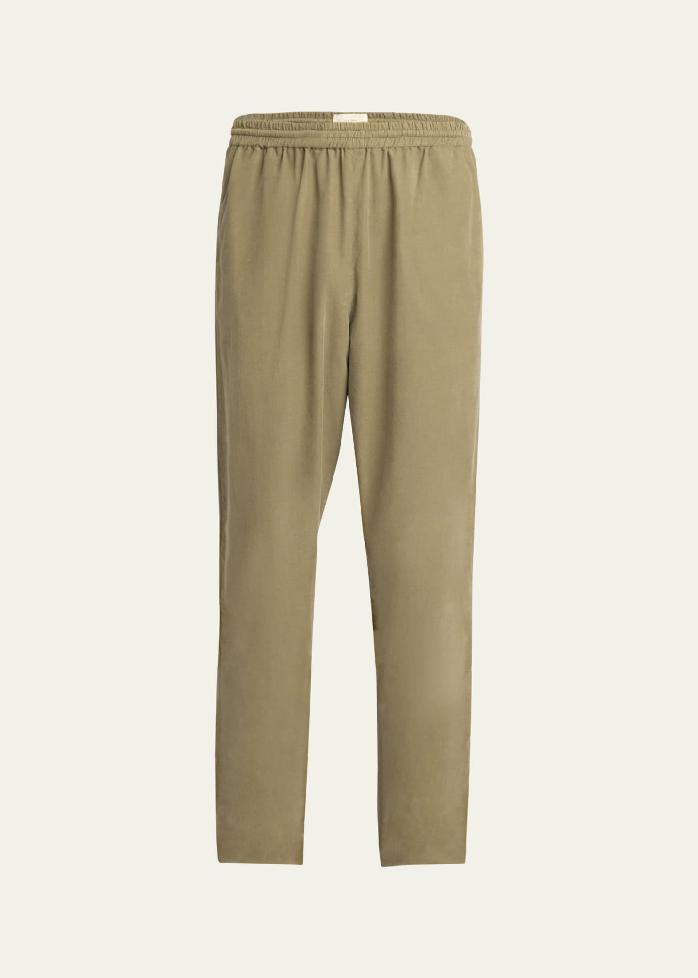 THE ROW Men's Baby Corduroy Elastic-Waist Pants Image 1 of 5