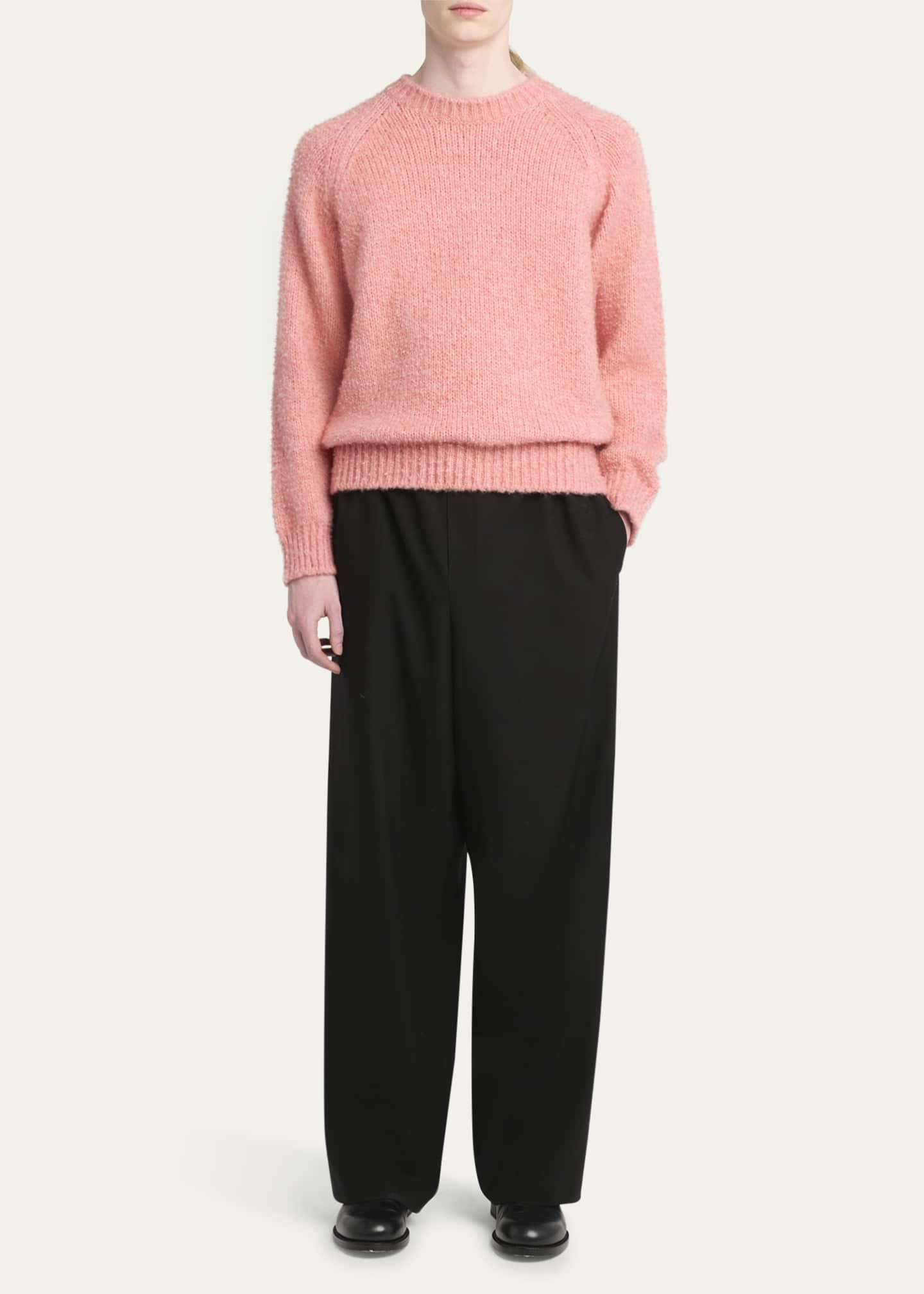 Men's Bruno Lofty Brushed Cashmere Sweater