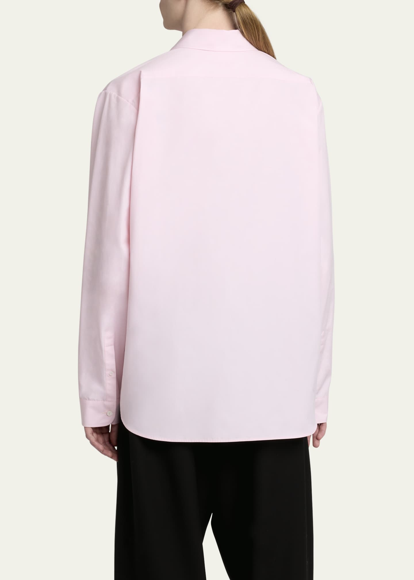 THE ROW Men's Ezra Solid Dress Shirt Image 3 of 5