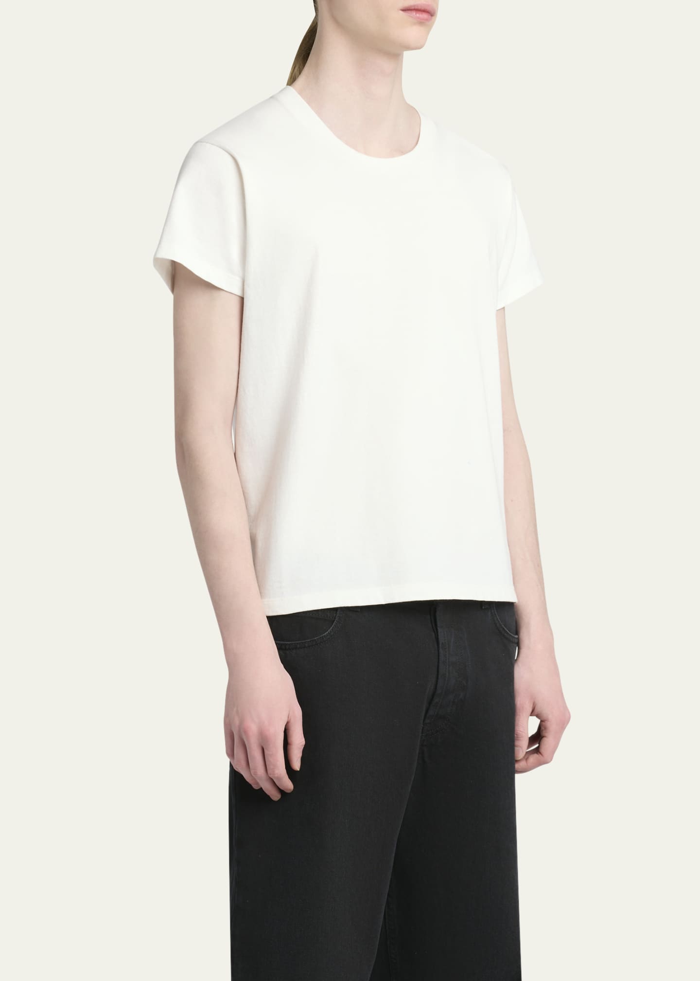 THE ROW Men's Blaine Jersey T-Shirt Image 4 of 5