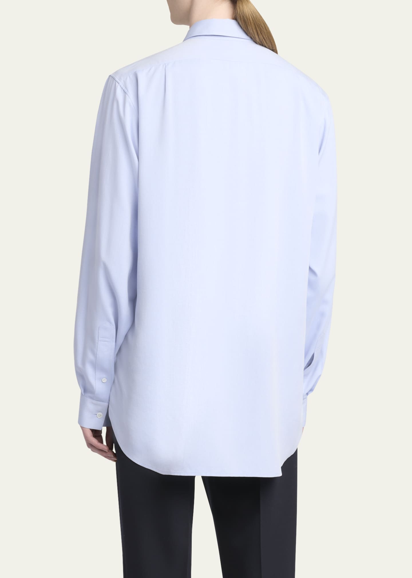 THE ROW Men's Cardiff Silk Dress Shirt Image 3 of 5