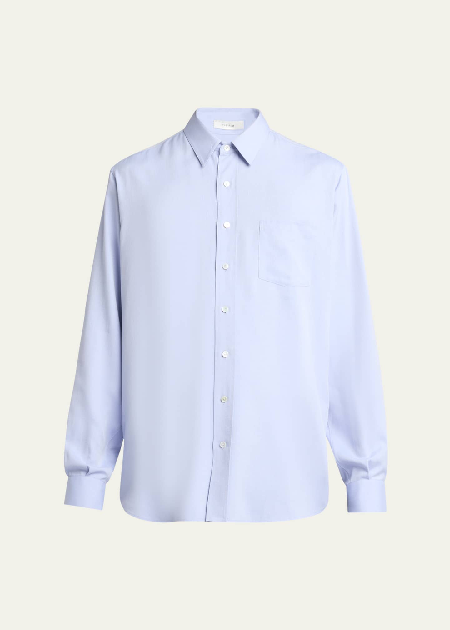 THE ROW Men's Cardiff Silk Dress Shirt Image 1 of 5
