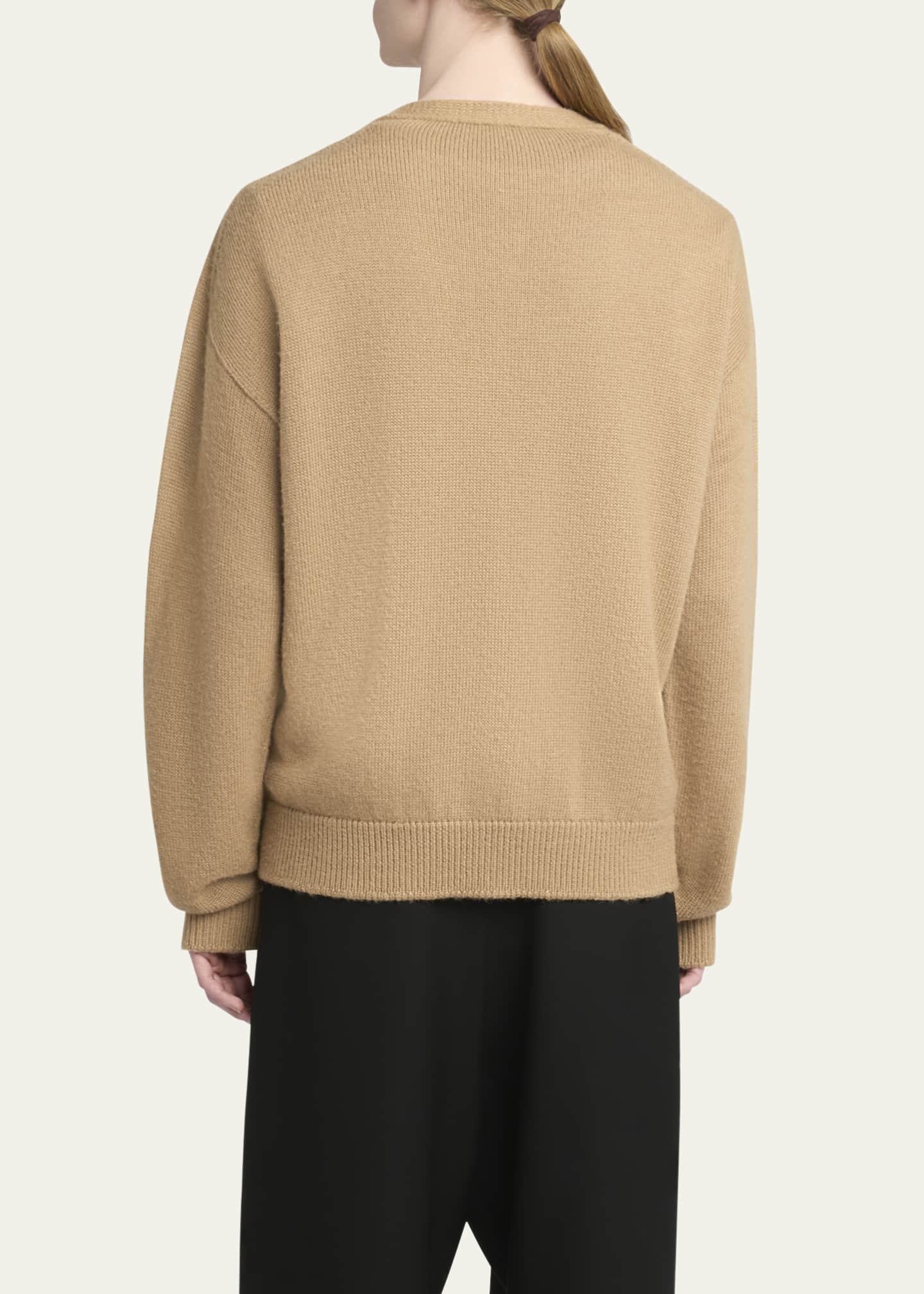 THE ROW Men's Sheldon Wool-Silk Cardigan Image 3 of 5