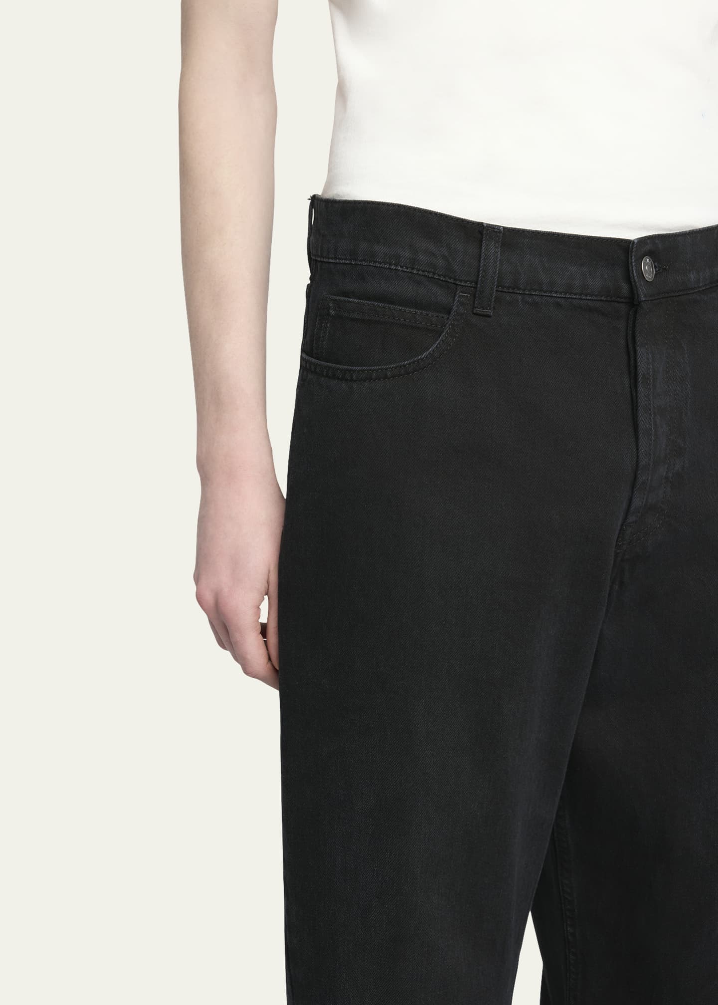 THE ROW Men's Ross Faded Straight-Leg Jeans - Bergdorf Goodman