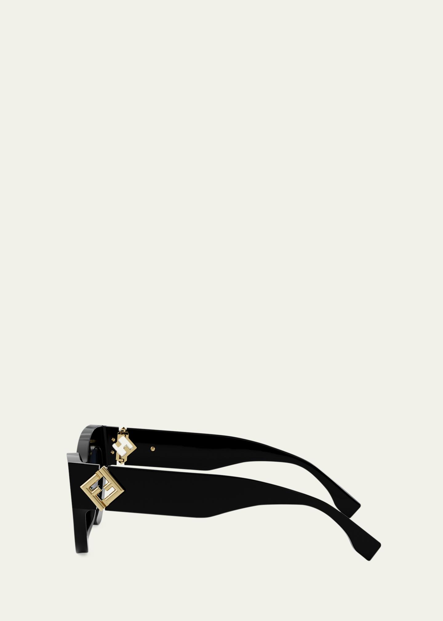Fendi FF logo cat-eye sunglasses Fendi F is Fendi Cat Eye Sunglasses FF 0306/S Havana 1784359  main image 2