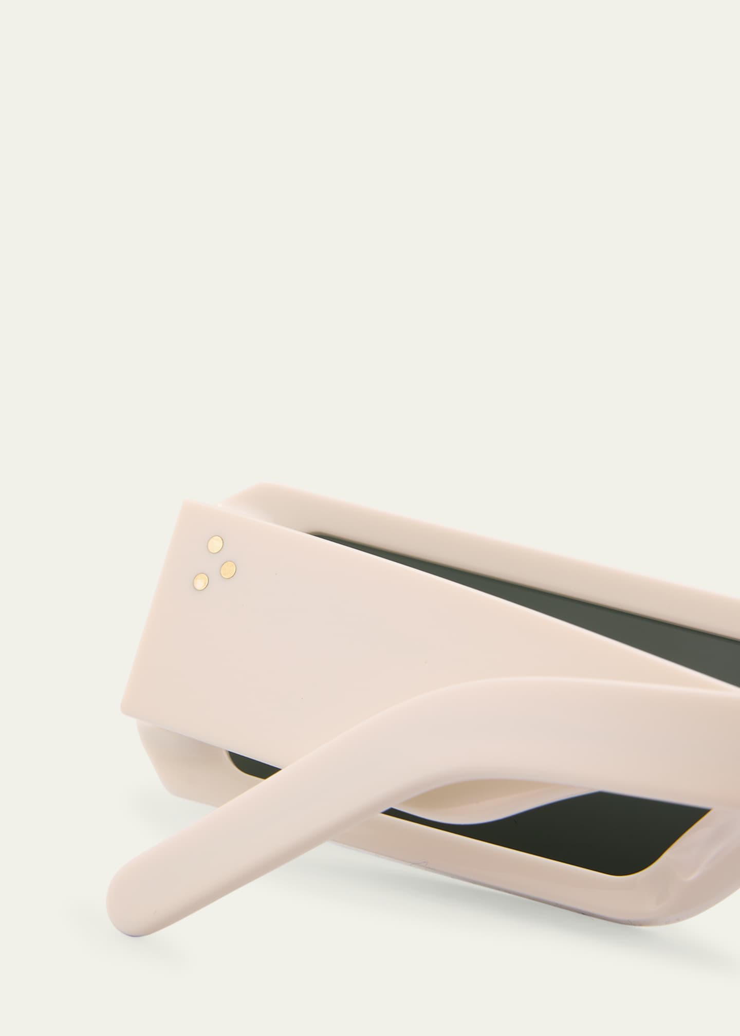 Rick Owens Men's Fog Acetate Rectangle Sunglasses Image 5 of 5