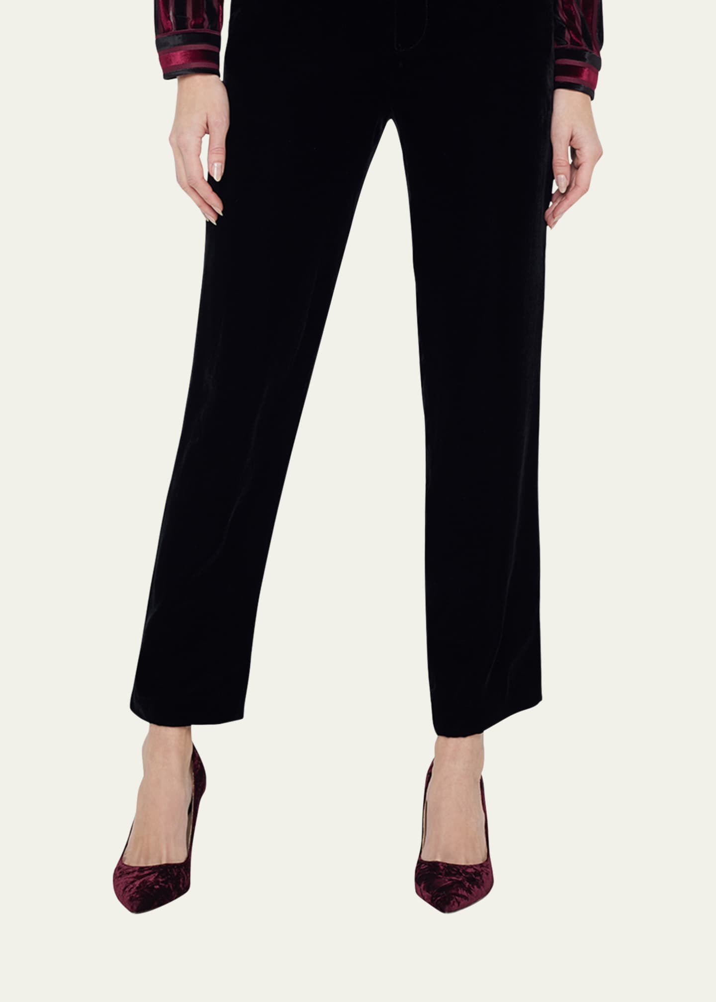 L'Agence Rebel Velvet Trousers Image 4 of 4