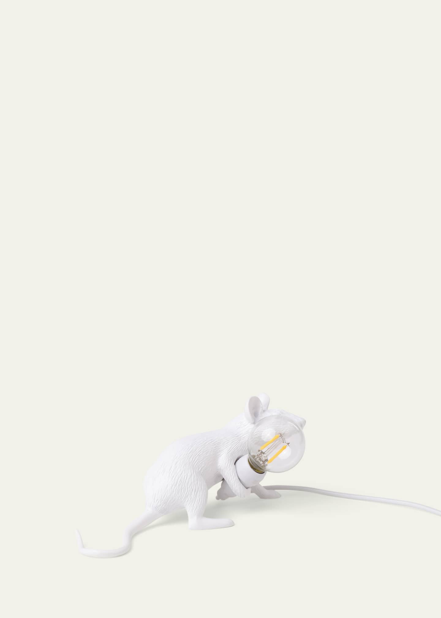 Seletti Lie Down Mouse 8" USB Table Lamp Image 3 of 5