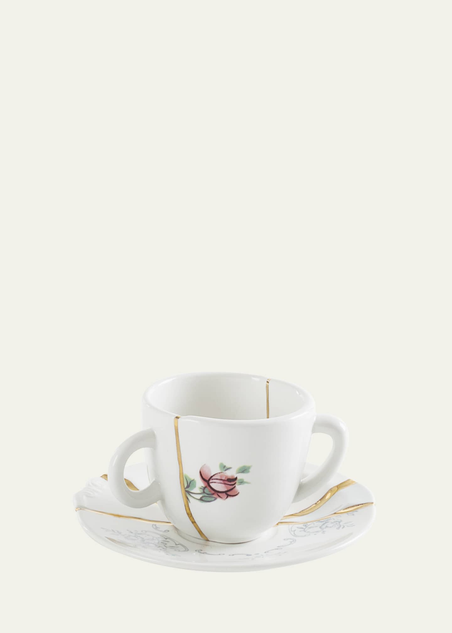 Seletti Kintsugi No. 1 Coffee Cup & Saucer Image 1 of 3