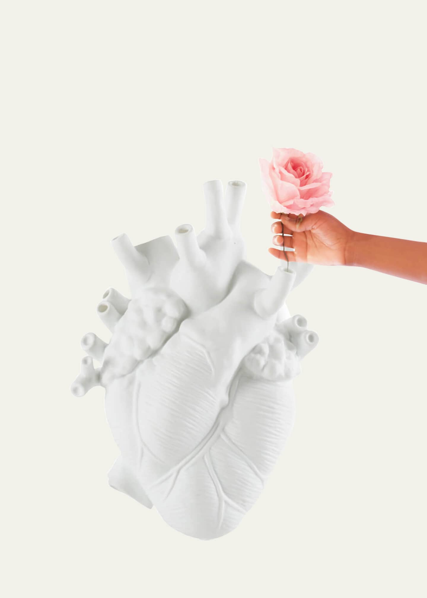 Seletti Love In Bloom Giant 24" Heart Vase Image 1 of 5