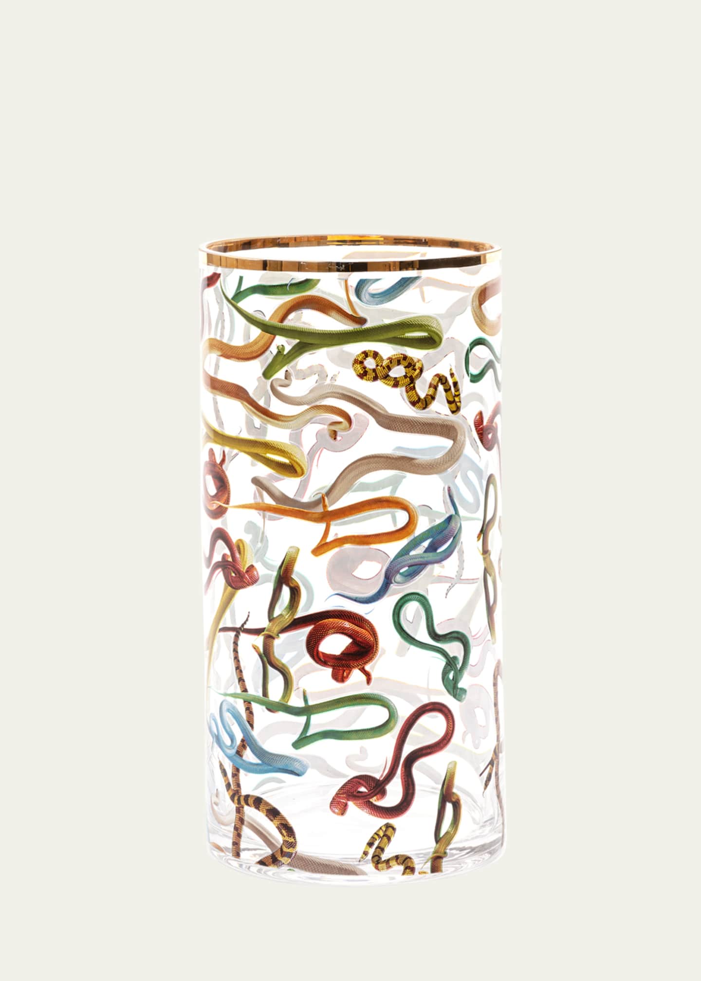 Seletti x Toiletpaper Snakes Cylindrical 12" Medium Vase Image 1 of 2
