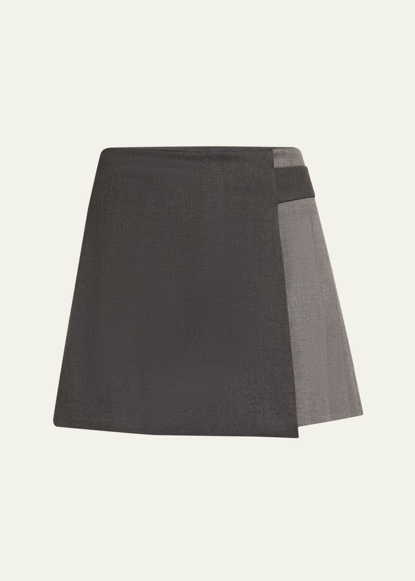 Alice + Olivia Toni Asymmetric Pleated Mini Skirt Bergdorf Goodman