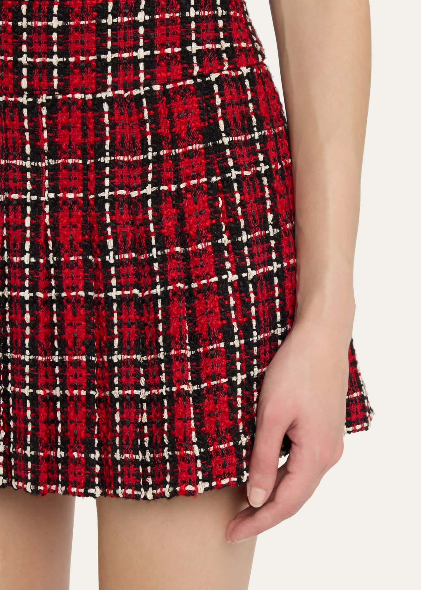 Lipsy red tartan skirt outlet
