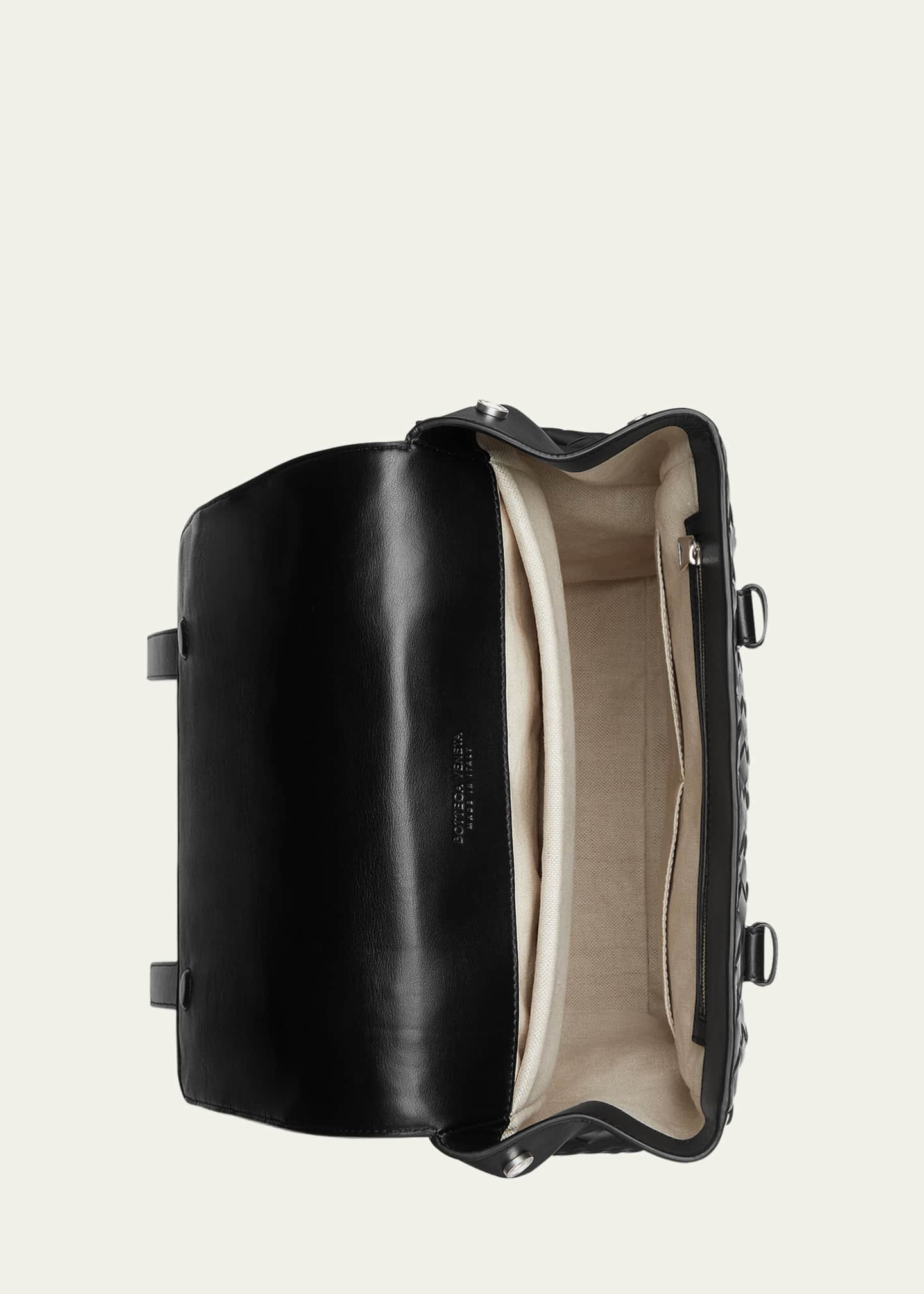 Bottega Veneta Men's Intrecciato Leather Backpack Image 4 of 5