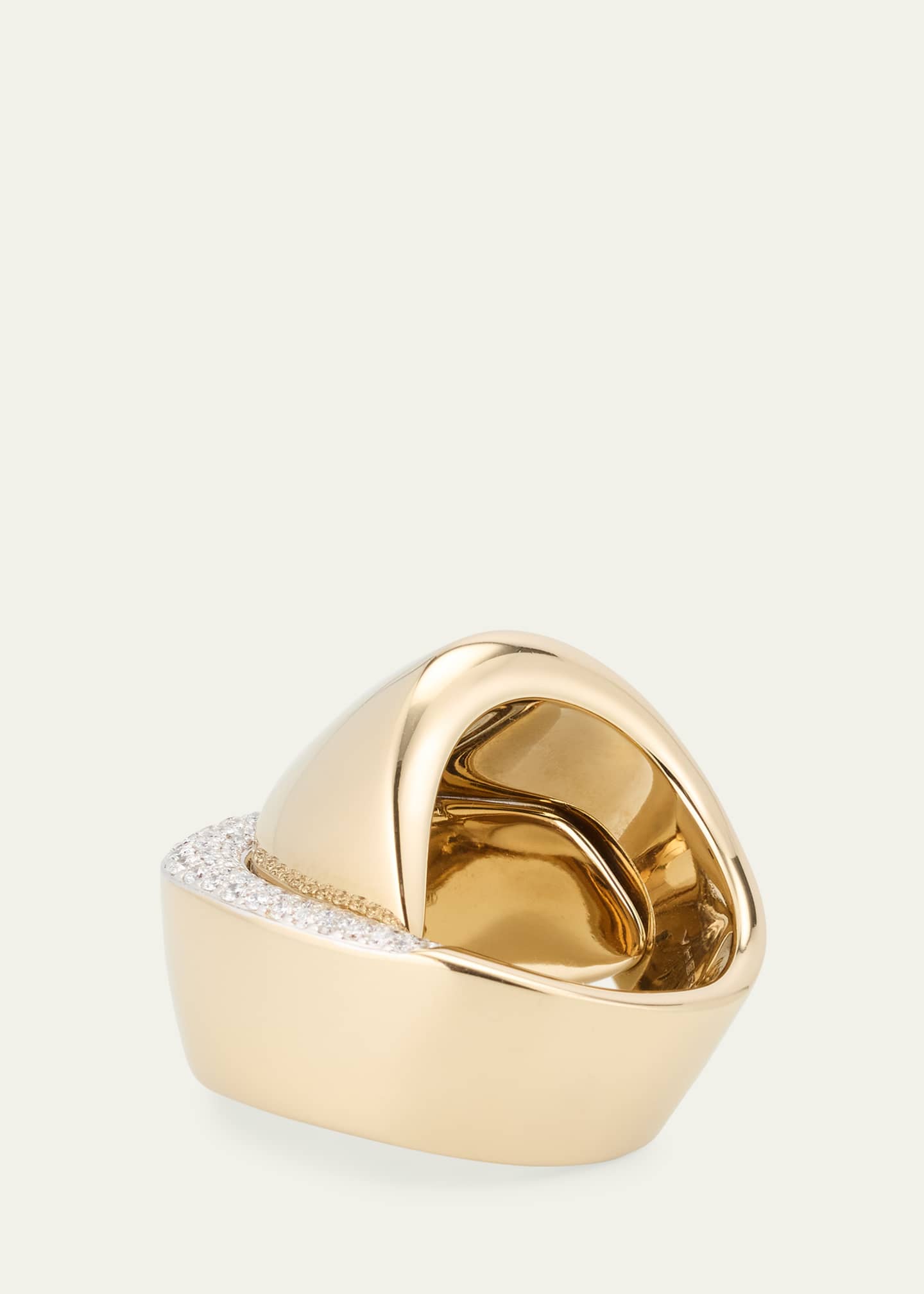 Vhernier Abbraccio 18K White Gold Diamond Ring Image 3 of 4