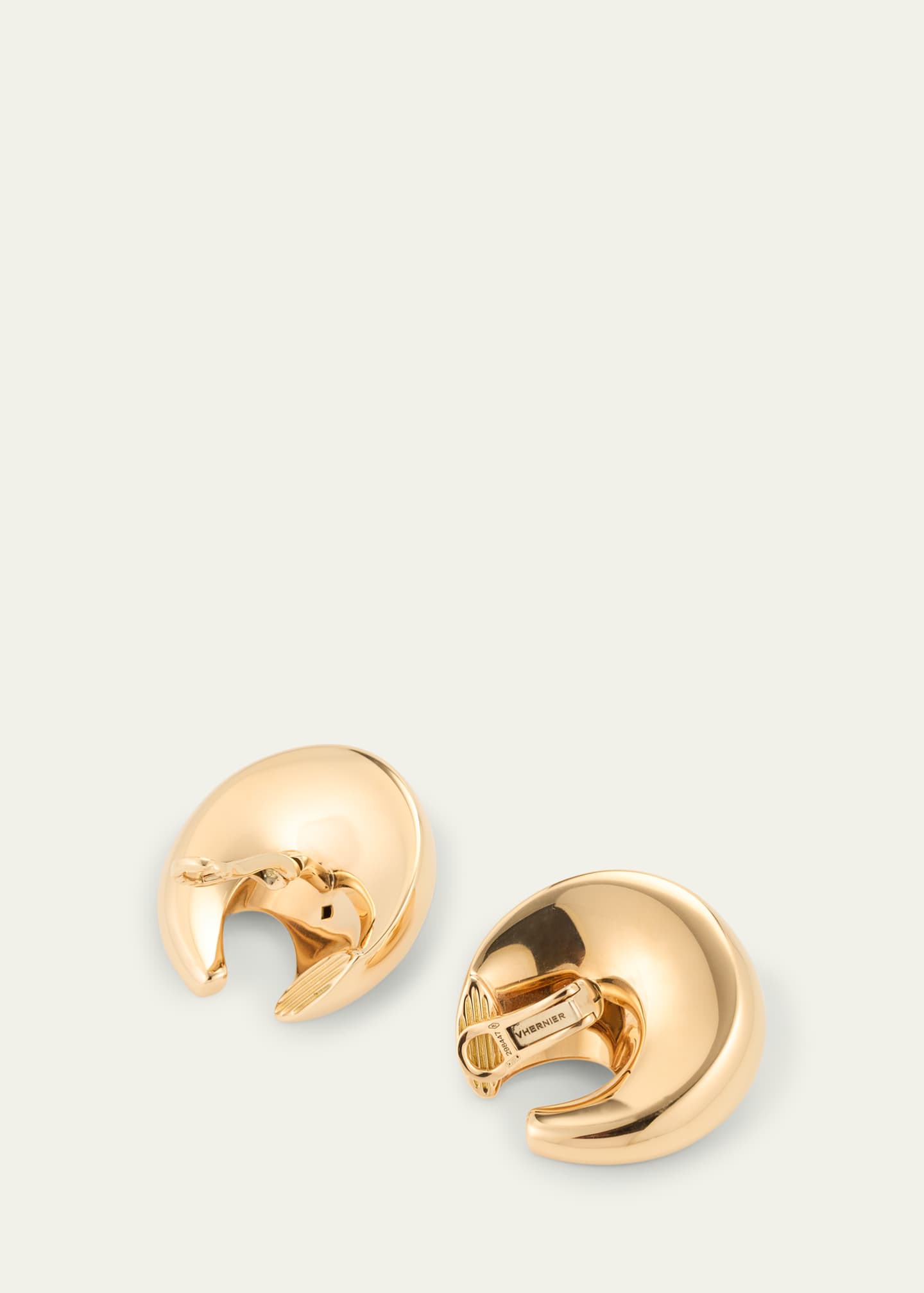 Vhernier Pirouette 18K Rose Gold Earclips Image 4 of 4