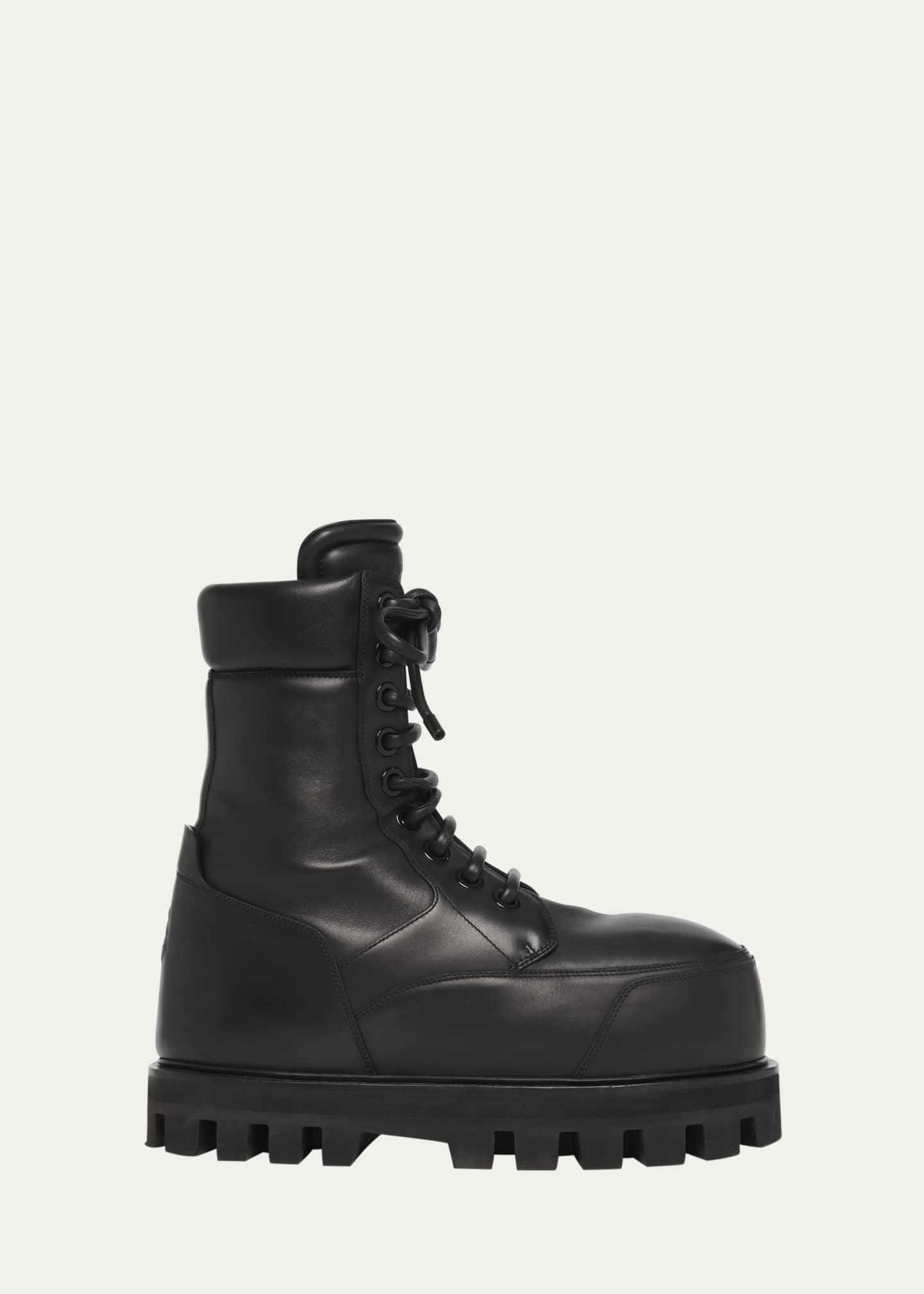 Alexander McQueen Men s Leather Lace Up Parachute Boots