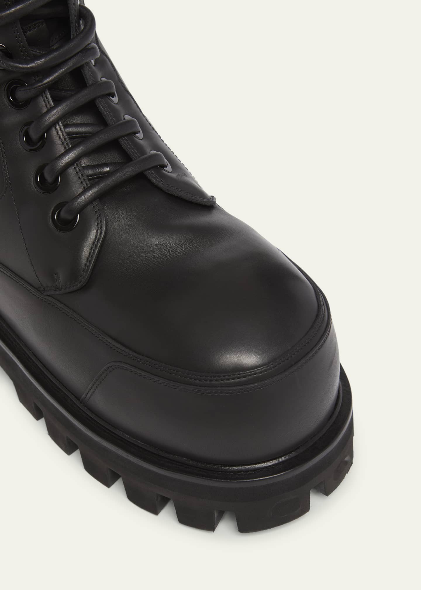 McQueen Men's Leather Lace-Up Parachute Boots Image 5 of 5