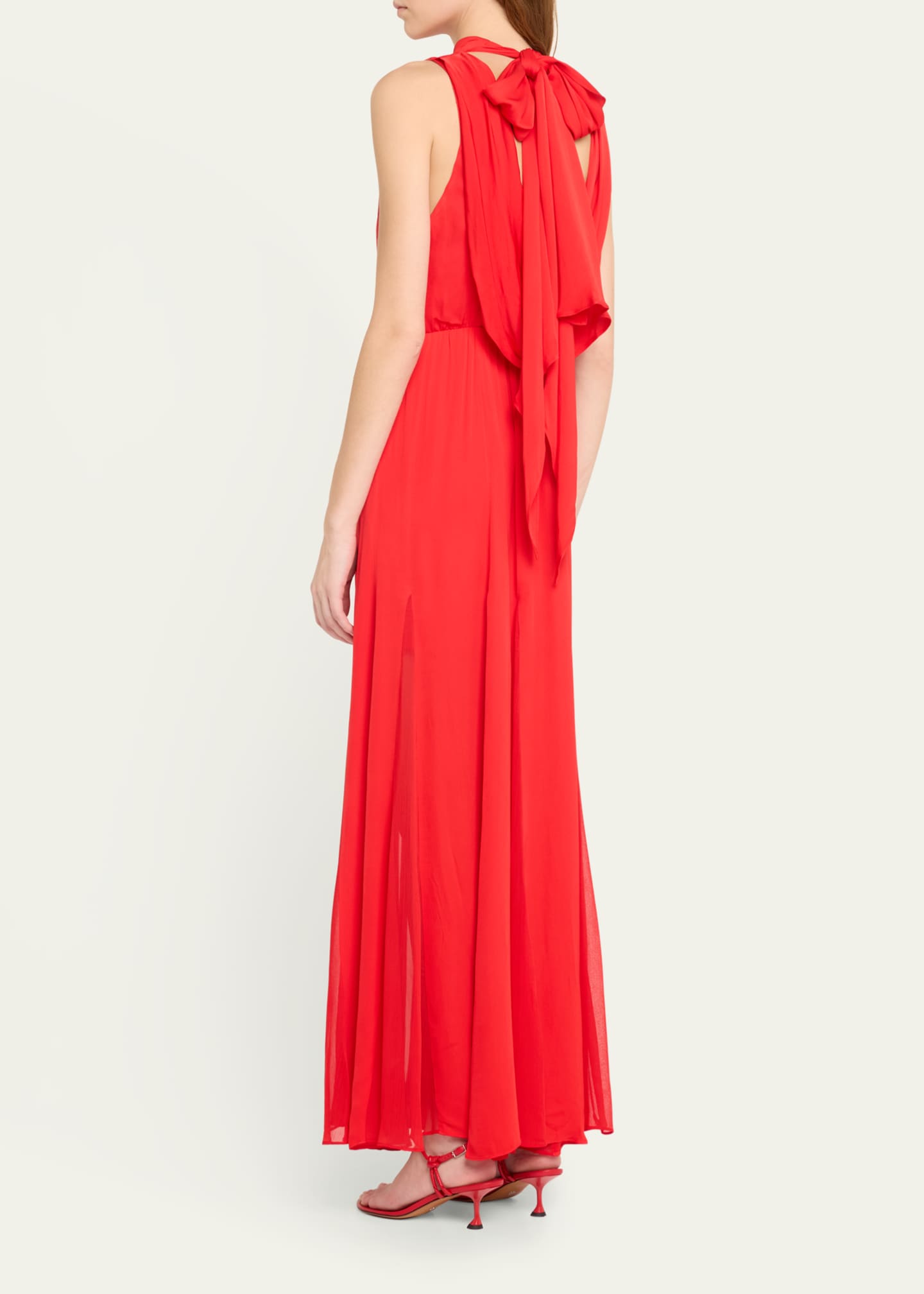 Alice + Olivia Dita Cowl Back Godet Maxi Dress - Bergdorf