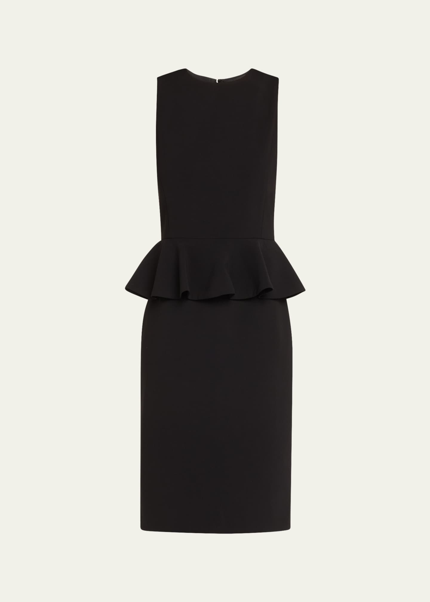 Alice Olivia Poppy Peplum Midi Dress