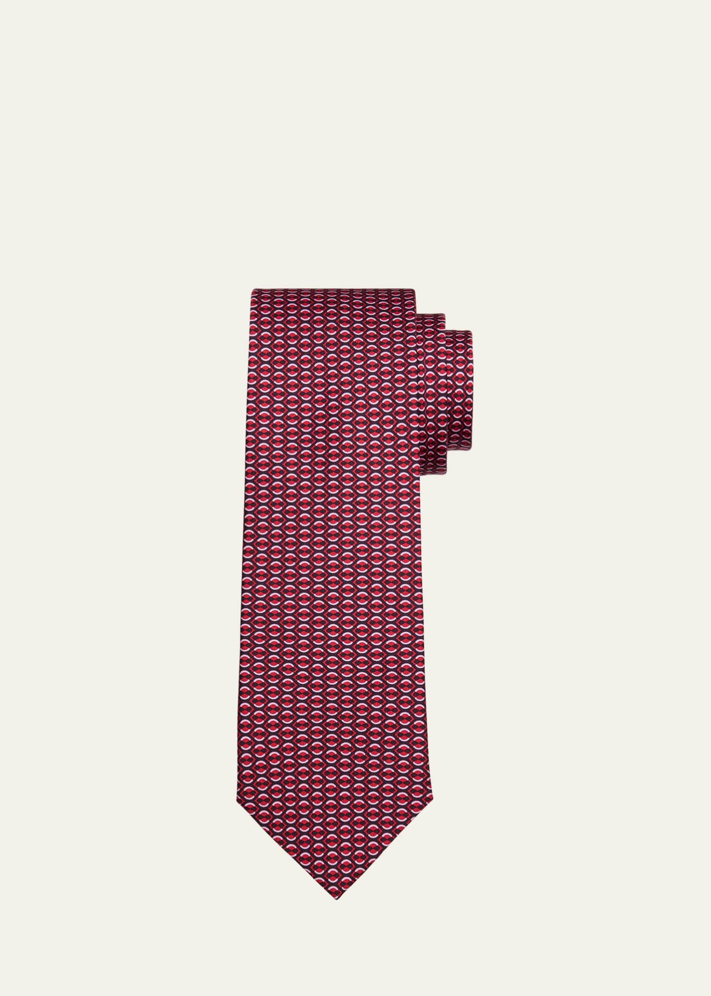 Ferragamo Men's Patterned Silk Tie