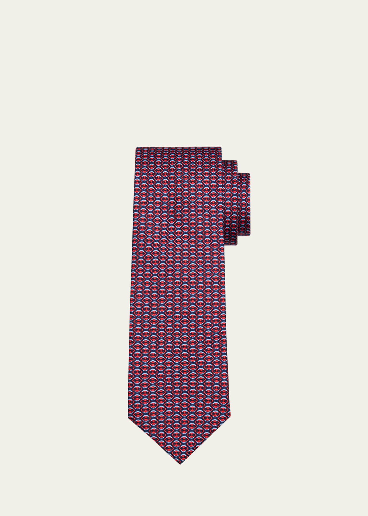 Ferragamo Men's Patterned Silk Tie