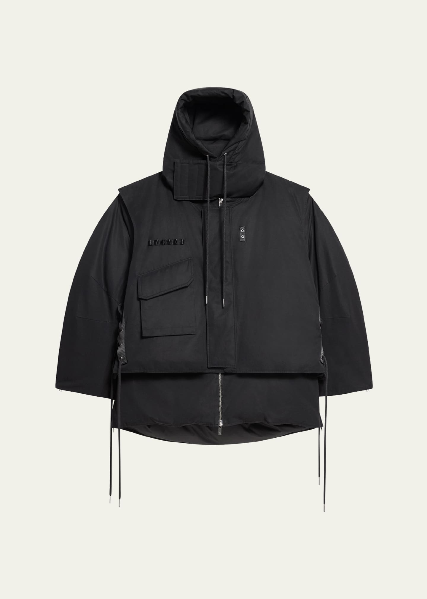 Helmut lang hooded parka hot sale