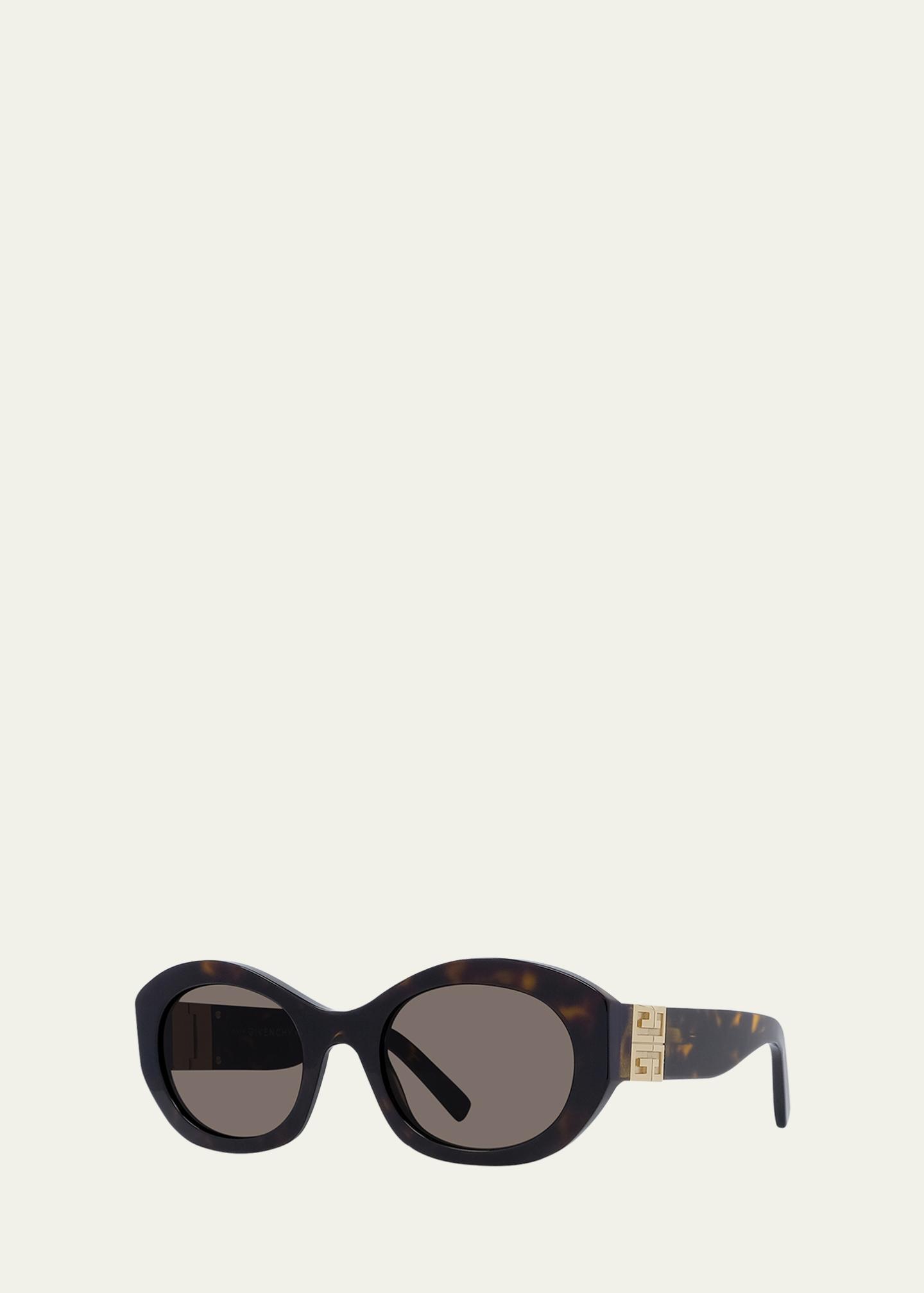 Givenchy Tortoise Acetate 4G Sunglasses - Bergdorf Goodman