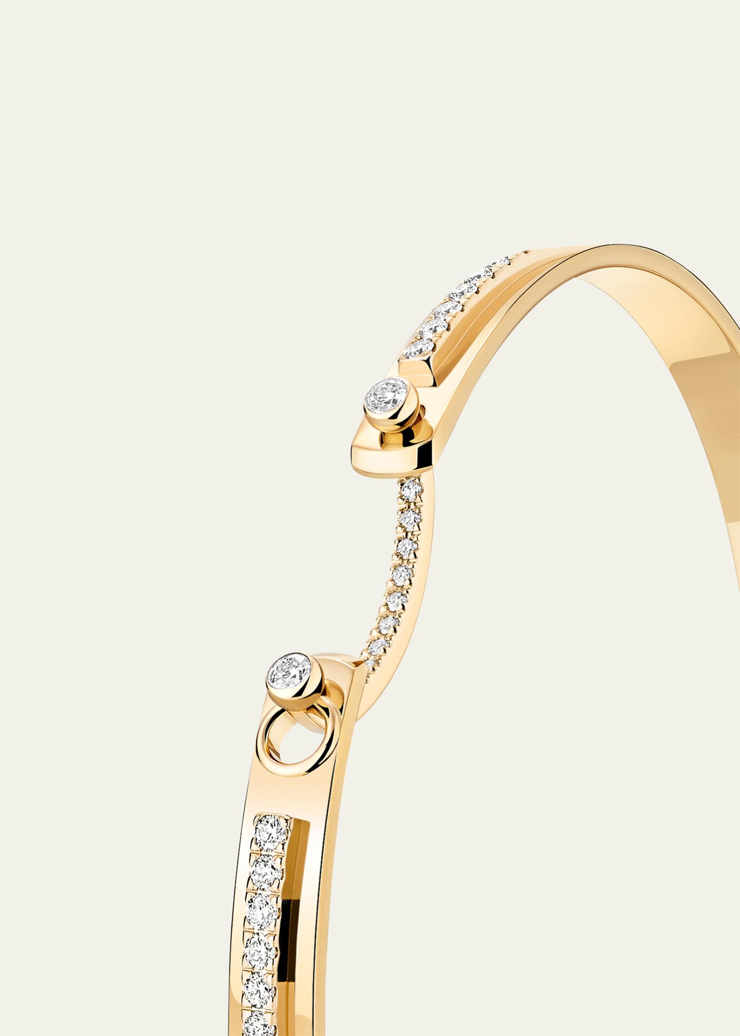 Nouvel Heritage 18K Tuxedo Mood Bangle - Bergdorf Goodman