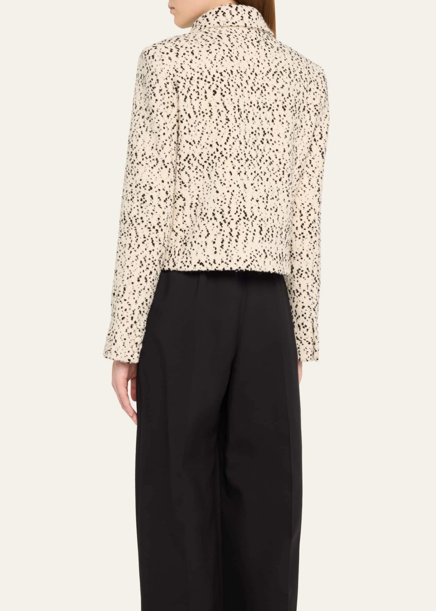 Adam Lippes Dalmatian Tweed Jacket Image 2 of 3