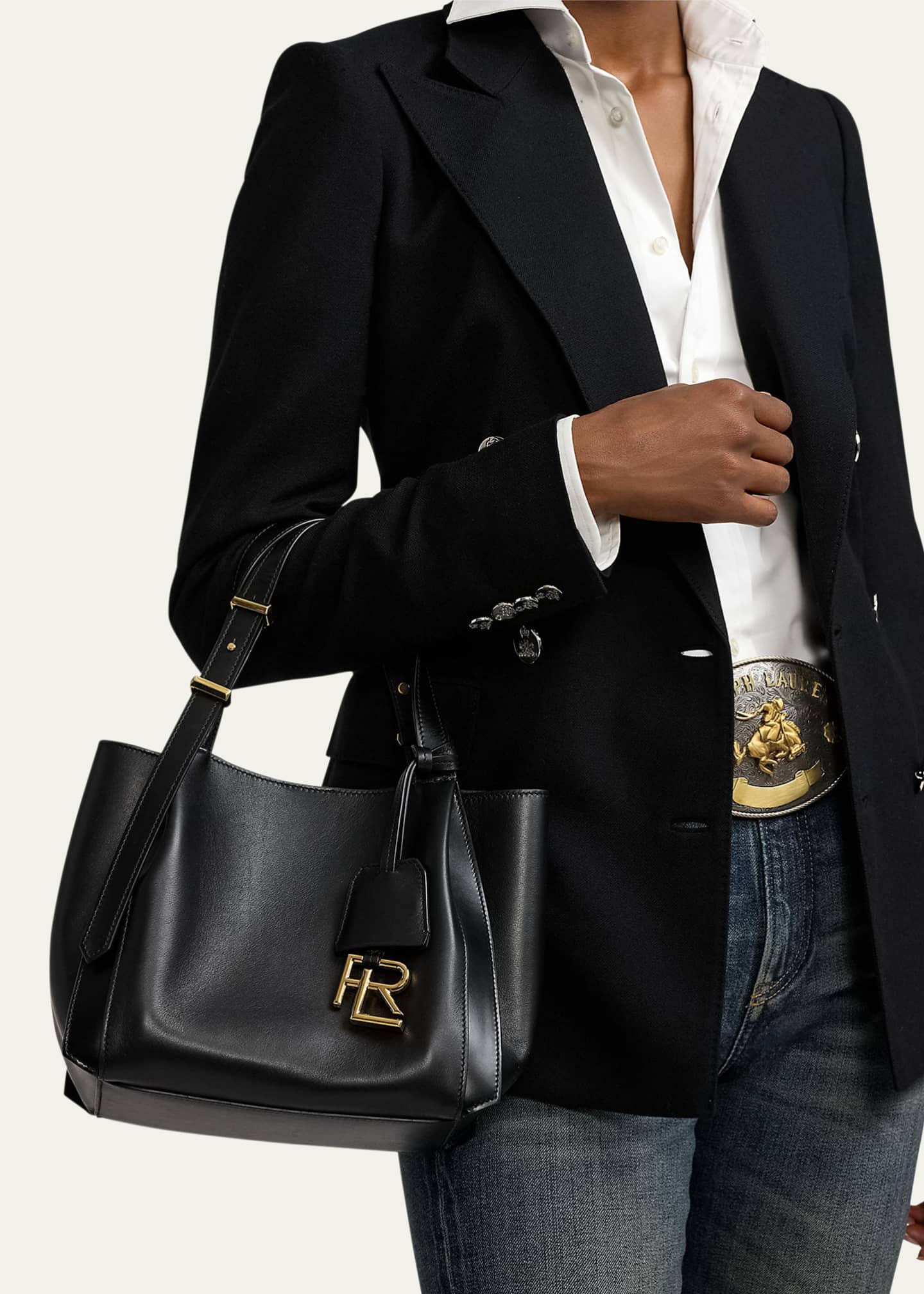 Ralph Lauren Collection RL 888 Calfskin Mini Tote Image 2 of 5