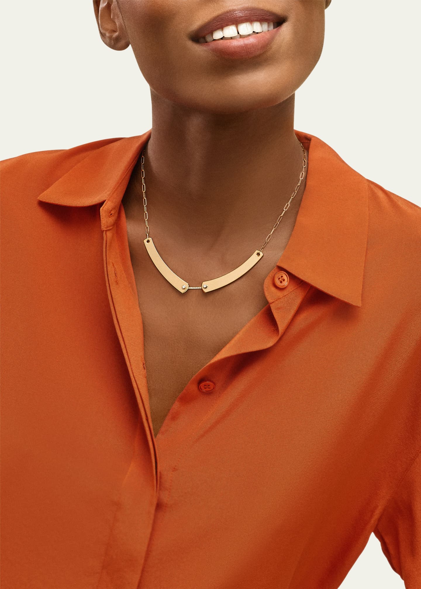 Nouvel Heritage 18K Business Meeting Mood Necklace Image 2 of 2