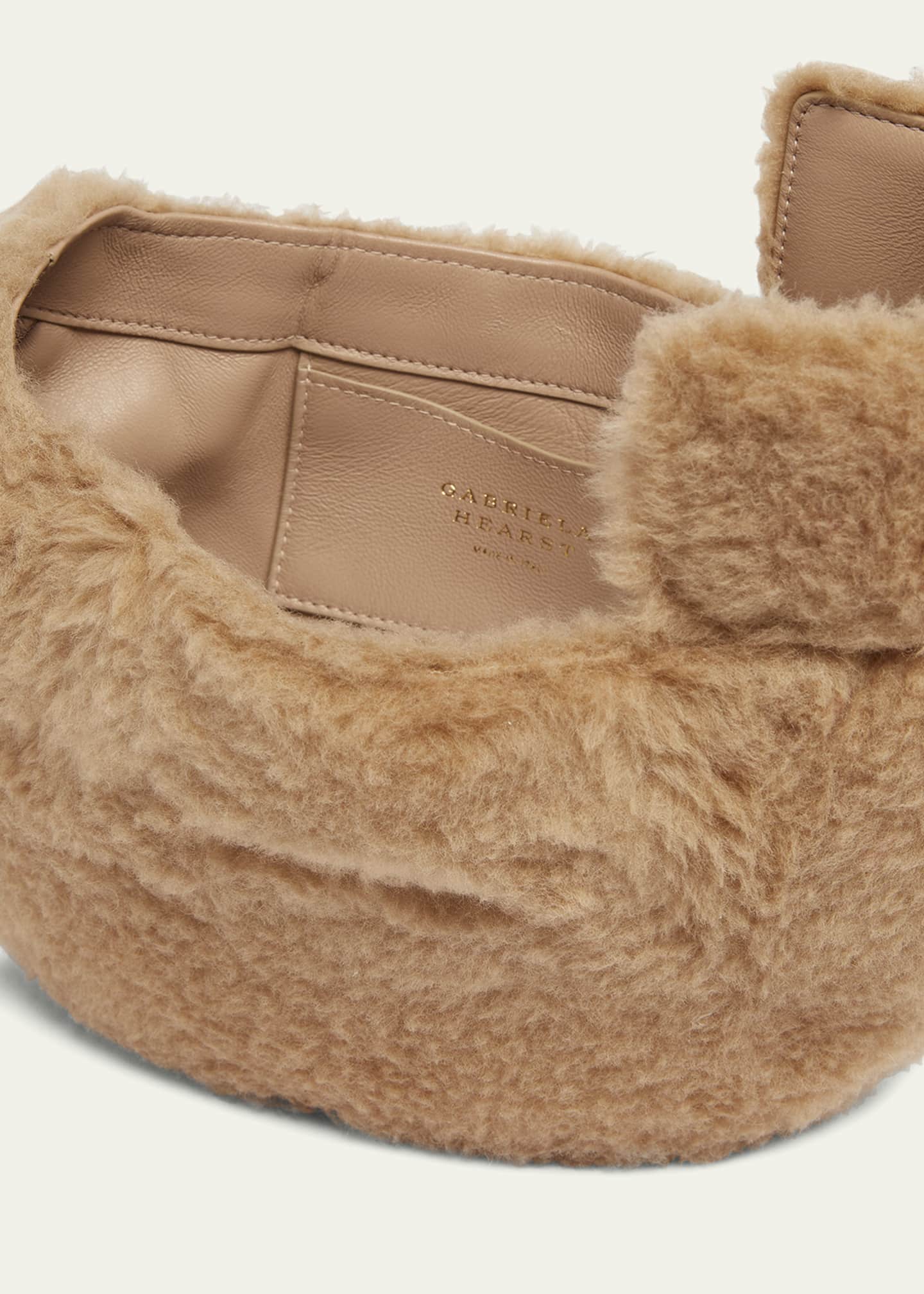 Gabriela Hearst Demi Virgin Wool Clutch Bag Image 4 of 5