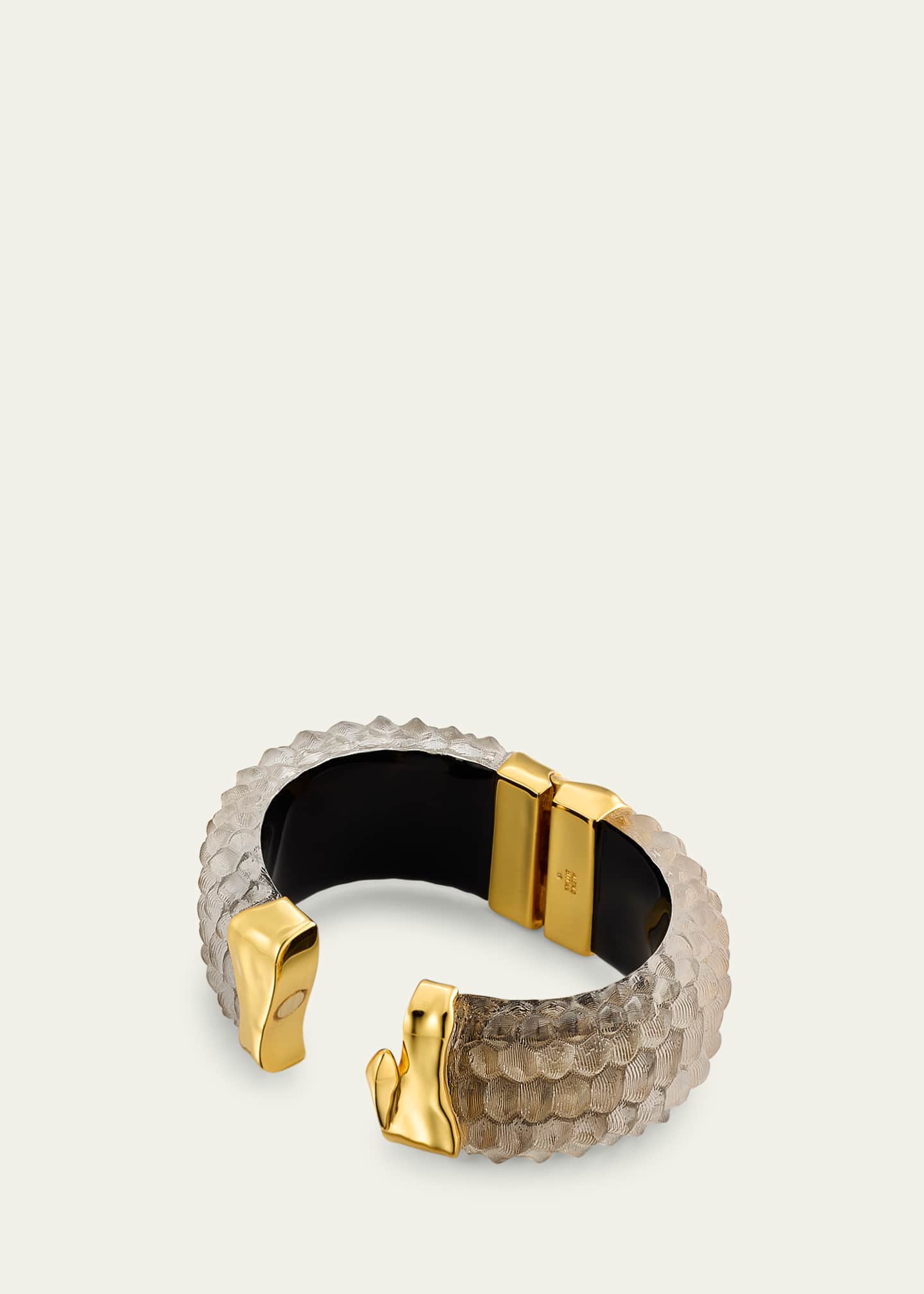 Alexis Bittar Serpent Lucite Wide Hinge Bracelet Image 4 of 4