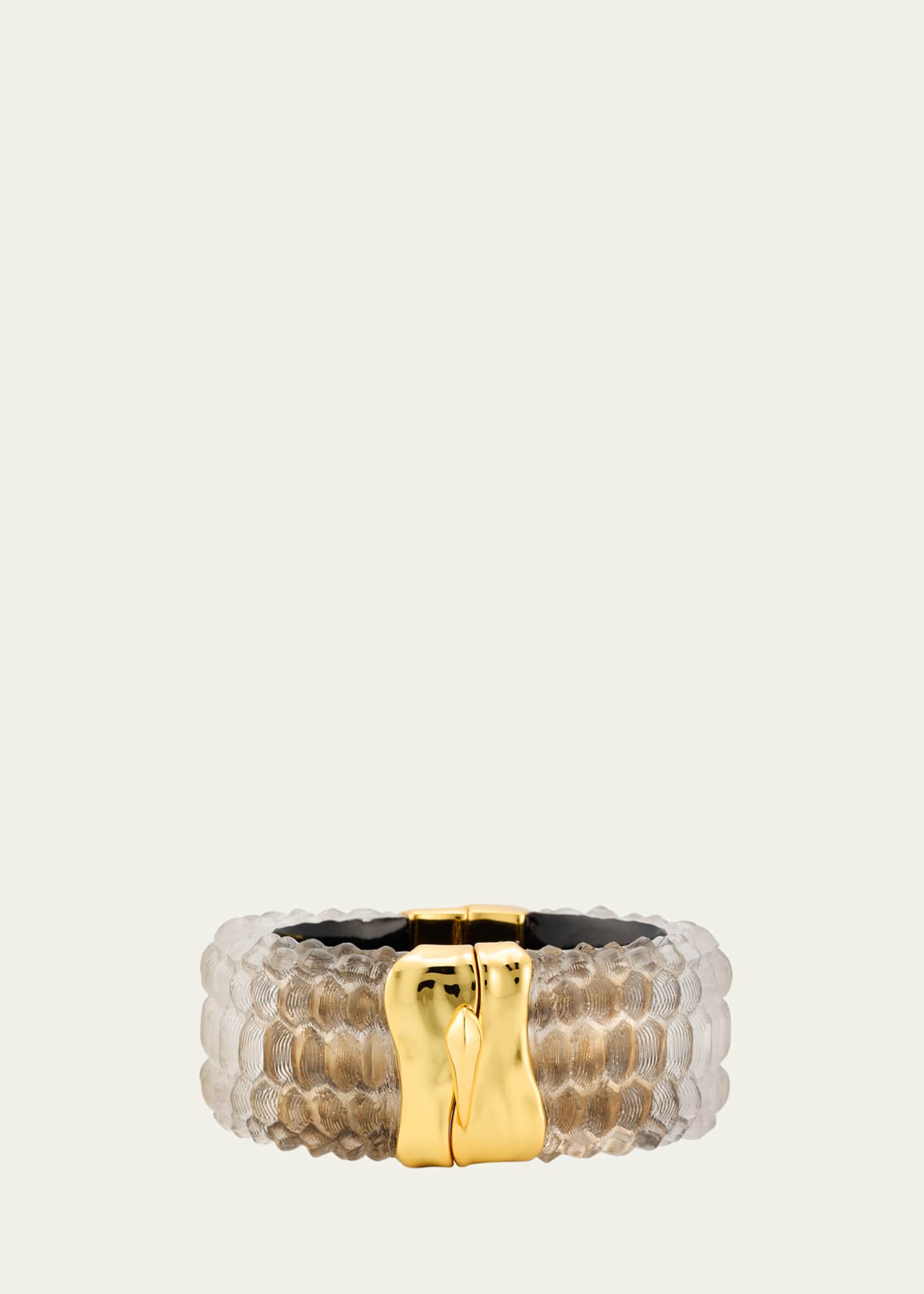 Alexis Bittar Serpent Lucite Wide Hinge Bracelet Image 1 of 4