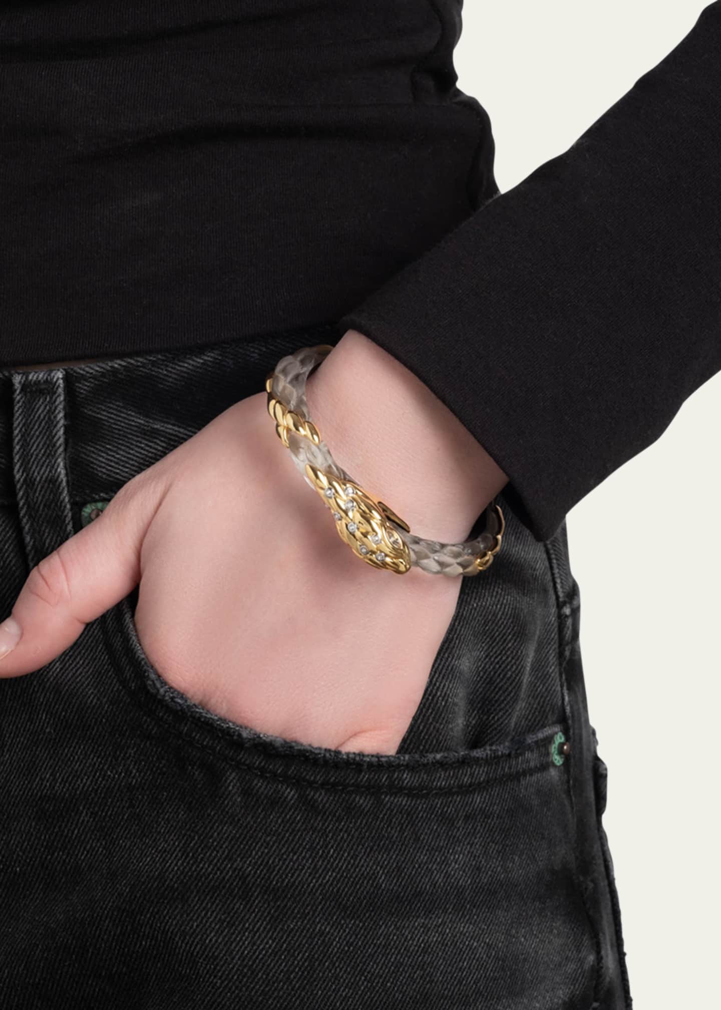 Alexis Bittar Serpent Lucite Hinge Bracelet Desert Bergdorf Goodman