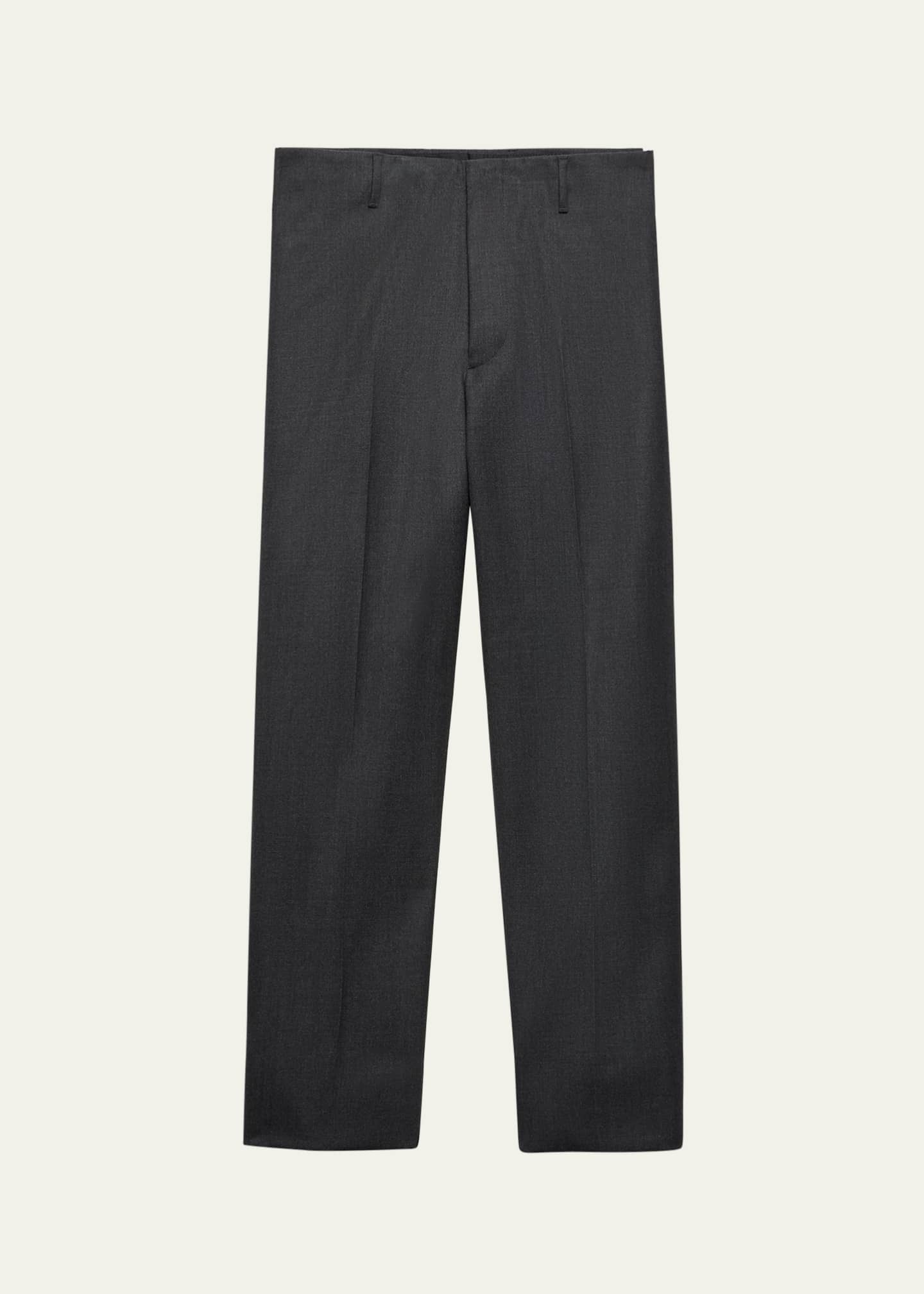 Prada Men's Wool Gabardine Pants - Bergdorf Goodman Prada Men's Wool Gabardine Pants - Bergdorf Goodman
