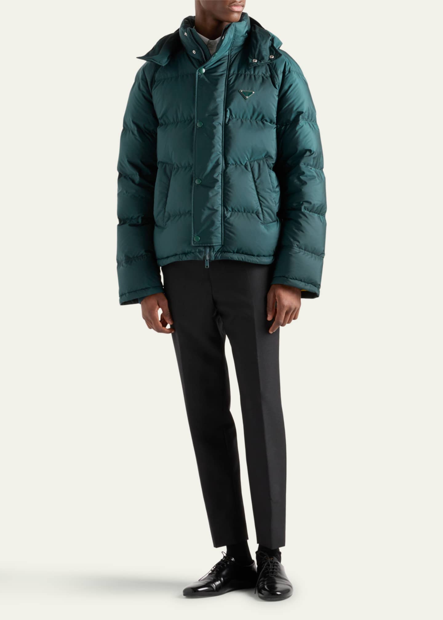 Prada Men's Down Puffer Jacket Image 2 of 4