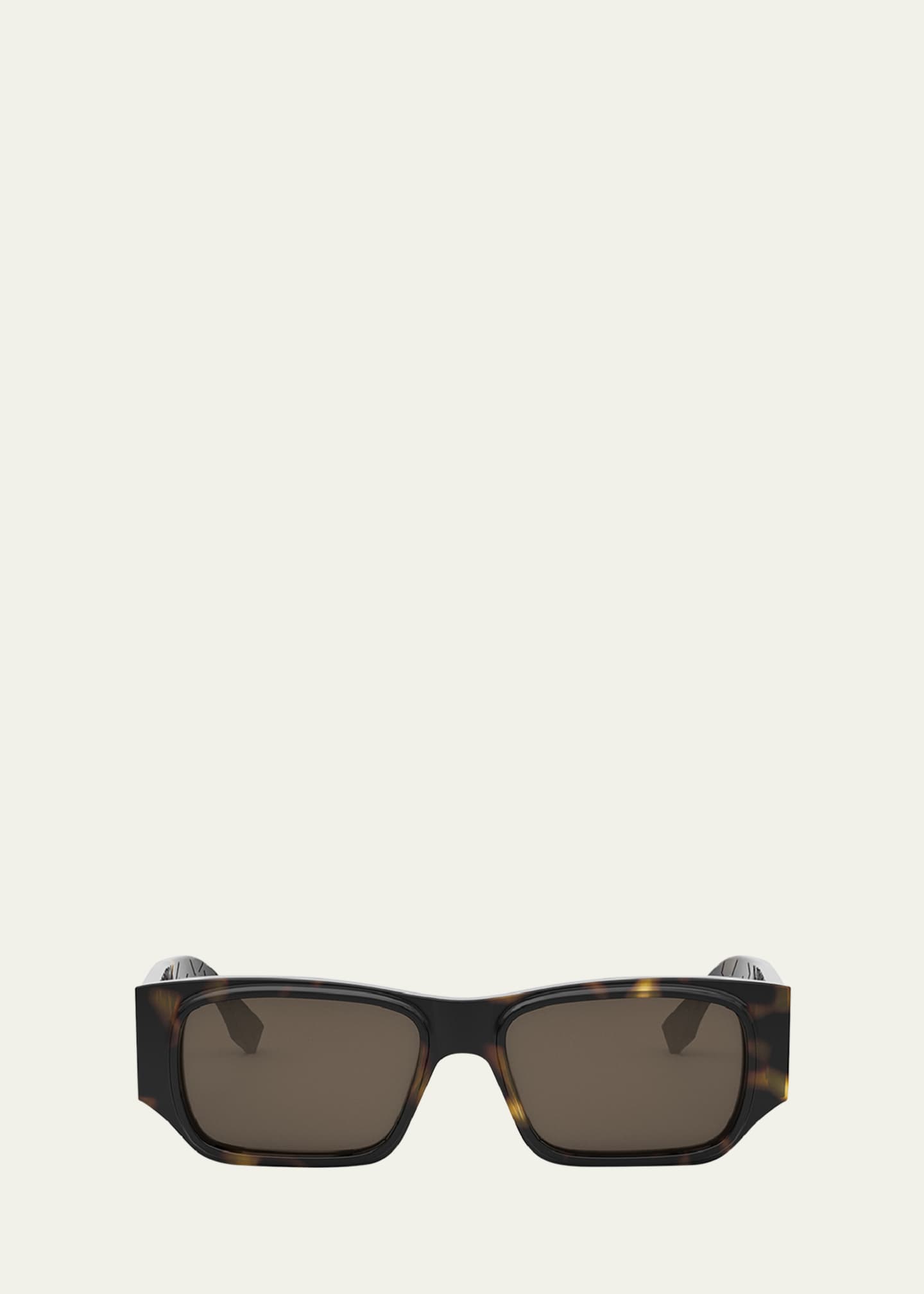 Fendi Men's FF Squared Rectangle Sunglasses Image 1 of 5