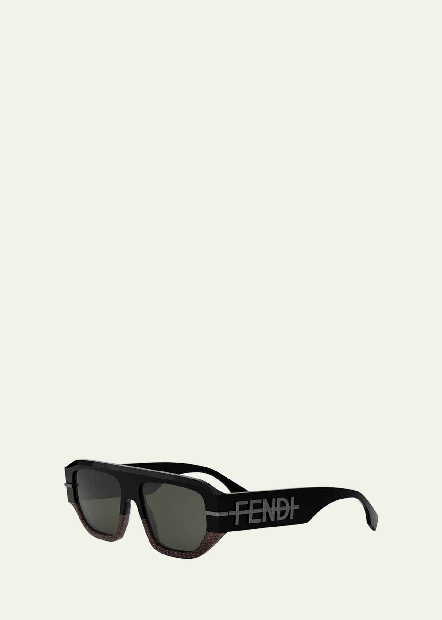 Fendi Men's Fendigraphy Square Sunglasses Image 2 of 3