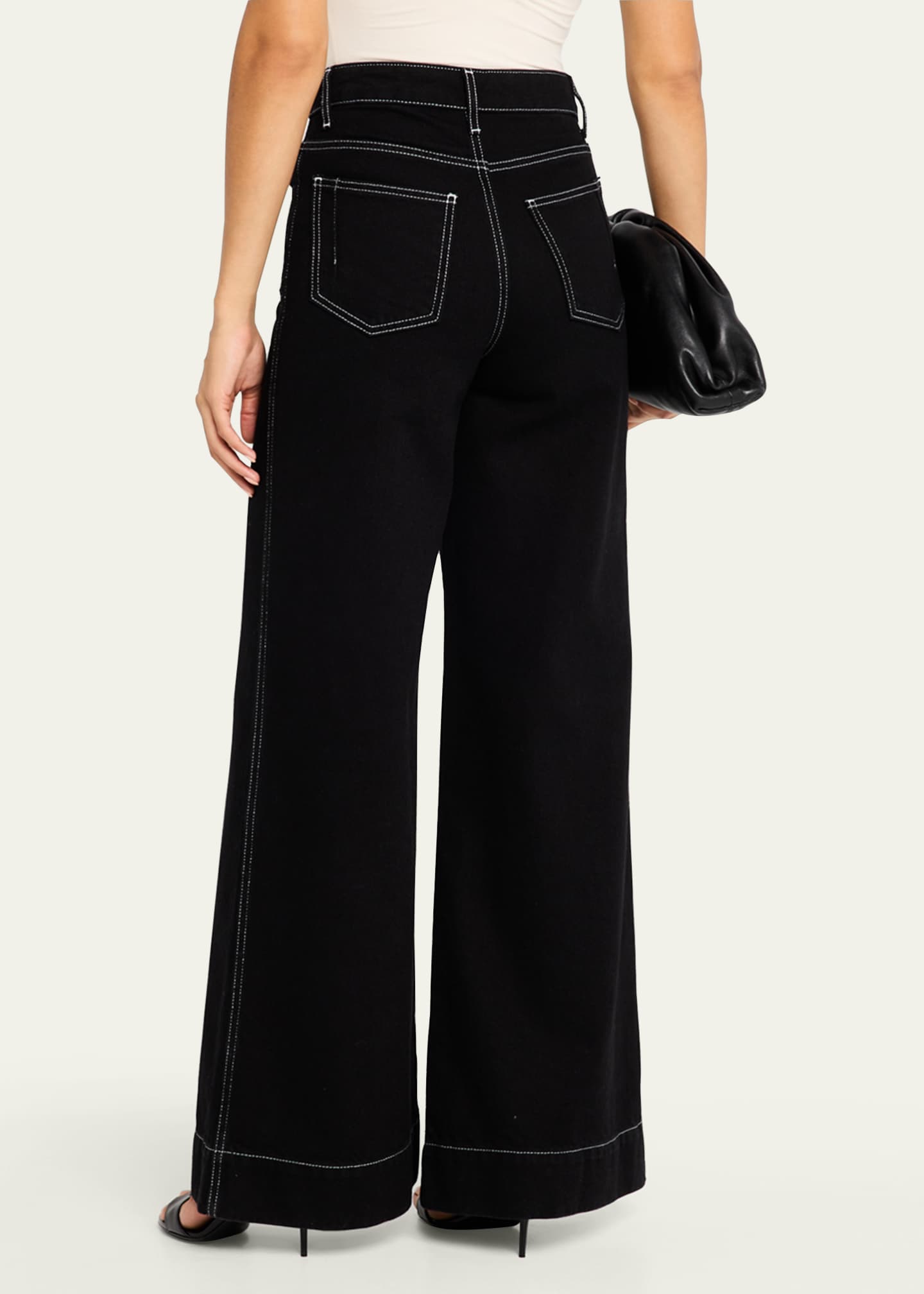 Derek Lam 10 Crosby Coralie High Rise Wide-Leg Jeans Image 3 of 4