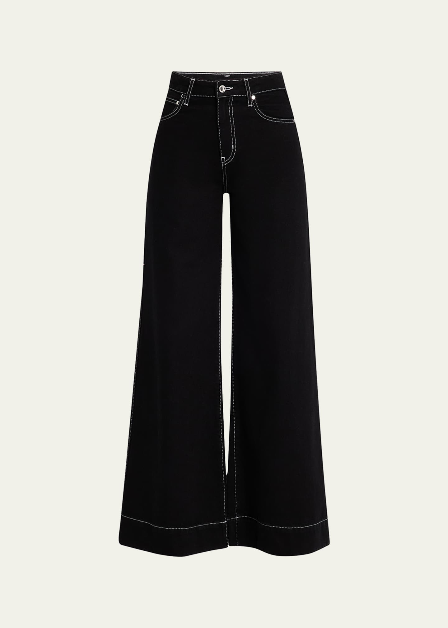 Derek Lam 10 Crosby Coralie High Rise Wide-Leg Jeans Image 1 of 4