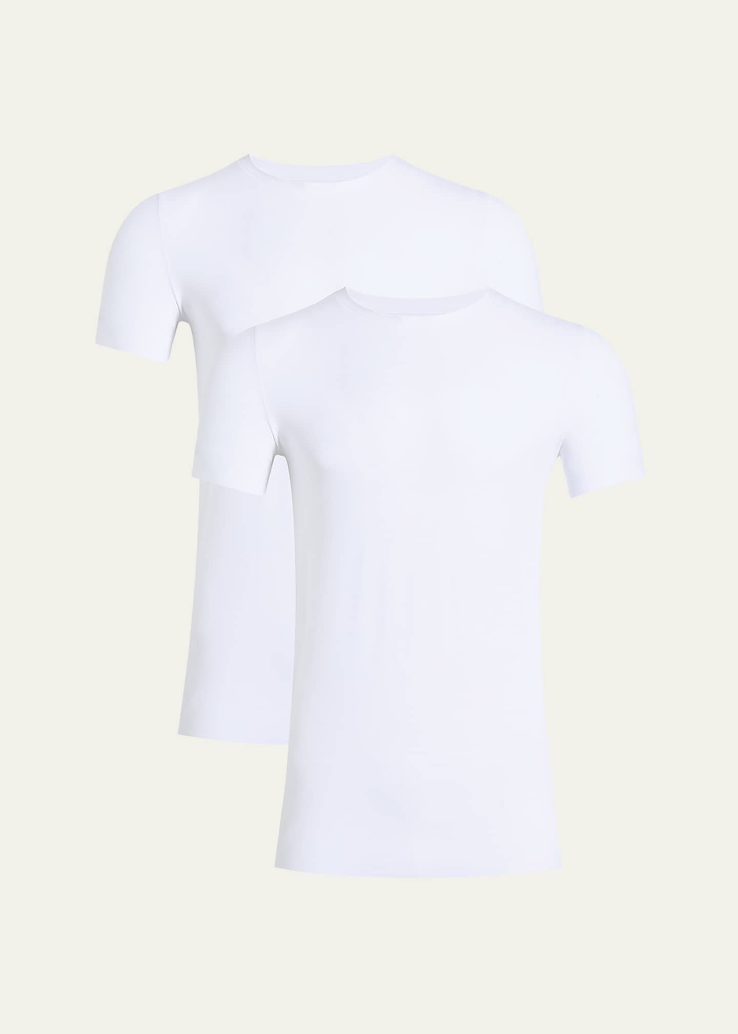 Commando Men's 2-Pack Microfiber Crewneck T-Shirts